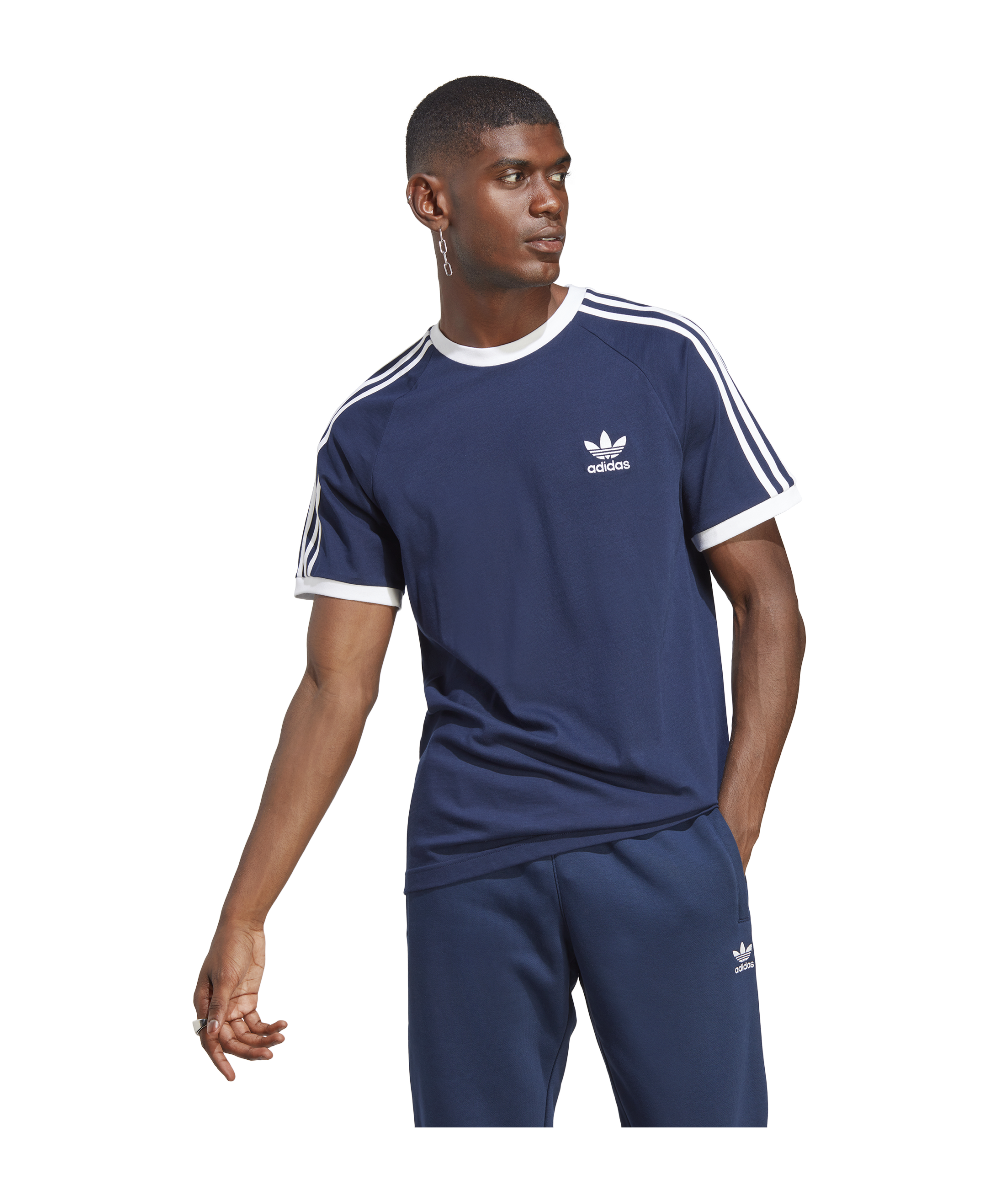 adidas Originals Adicolor Classics 3-Stripes Tee Blue - blau
