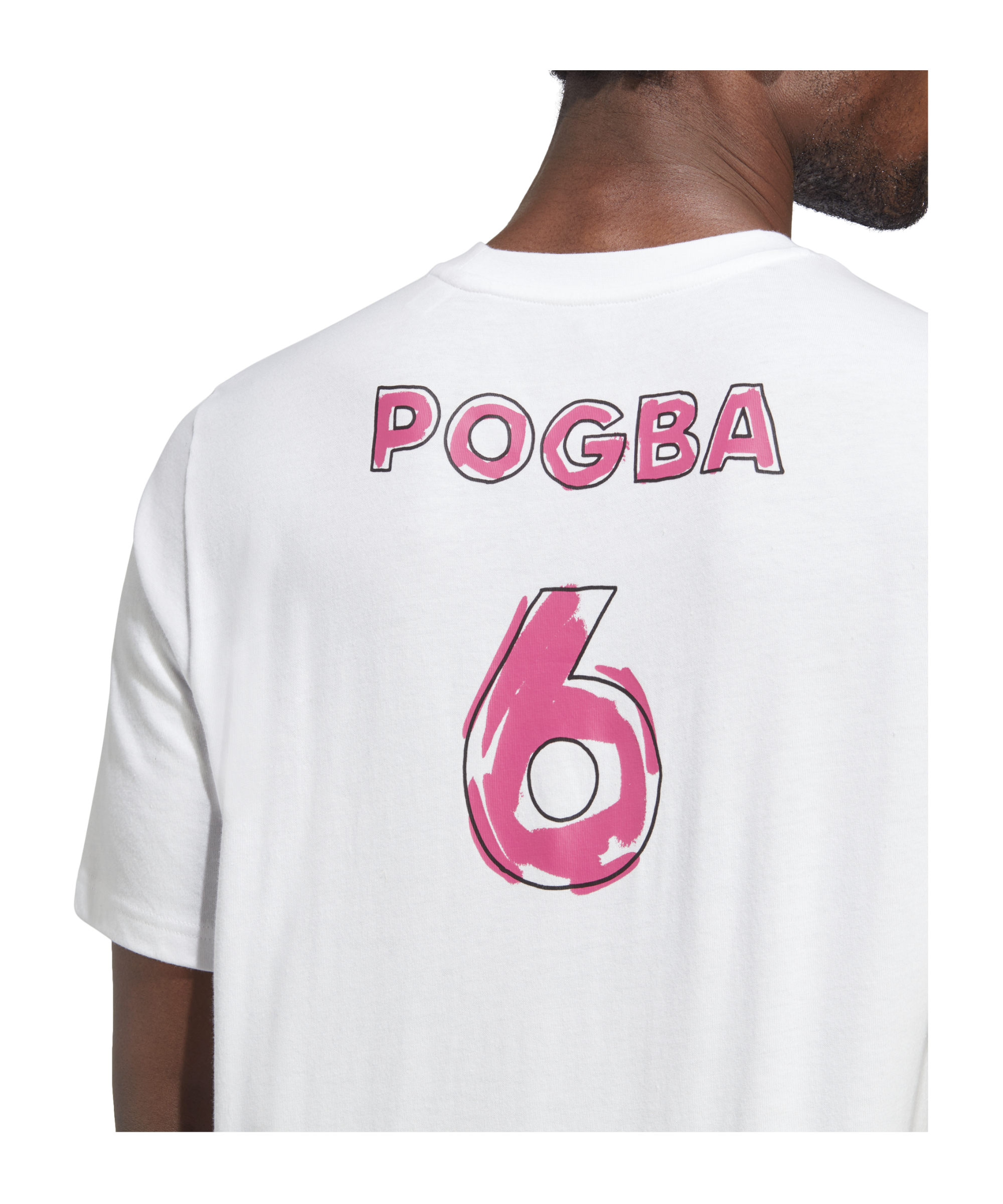 adidas Pogba Icon Graphic T-Shirt Weiss - weiss