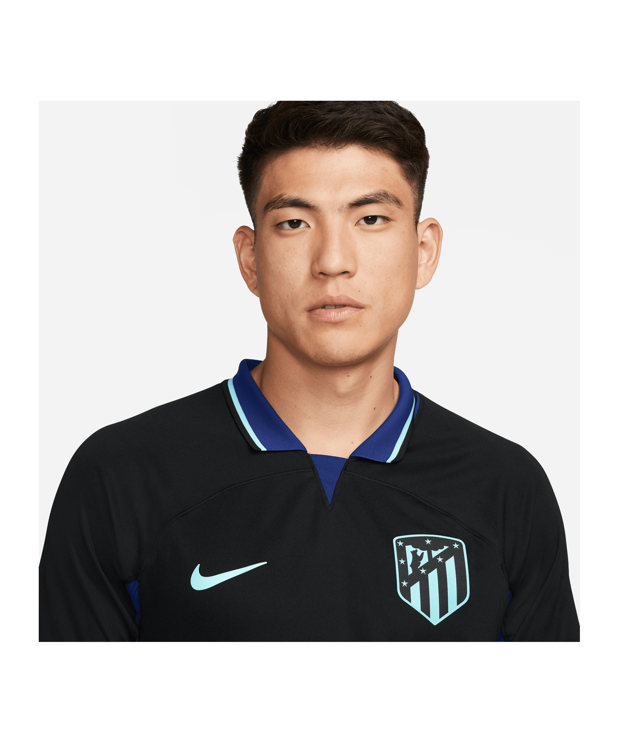 Nike Atletico Madrid Trikot Away 2022/2023 Schwarz Blau F011 - schwarz