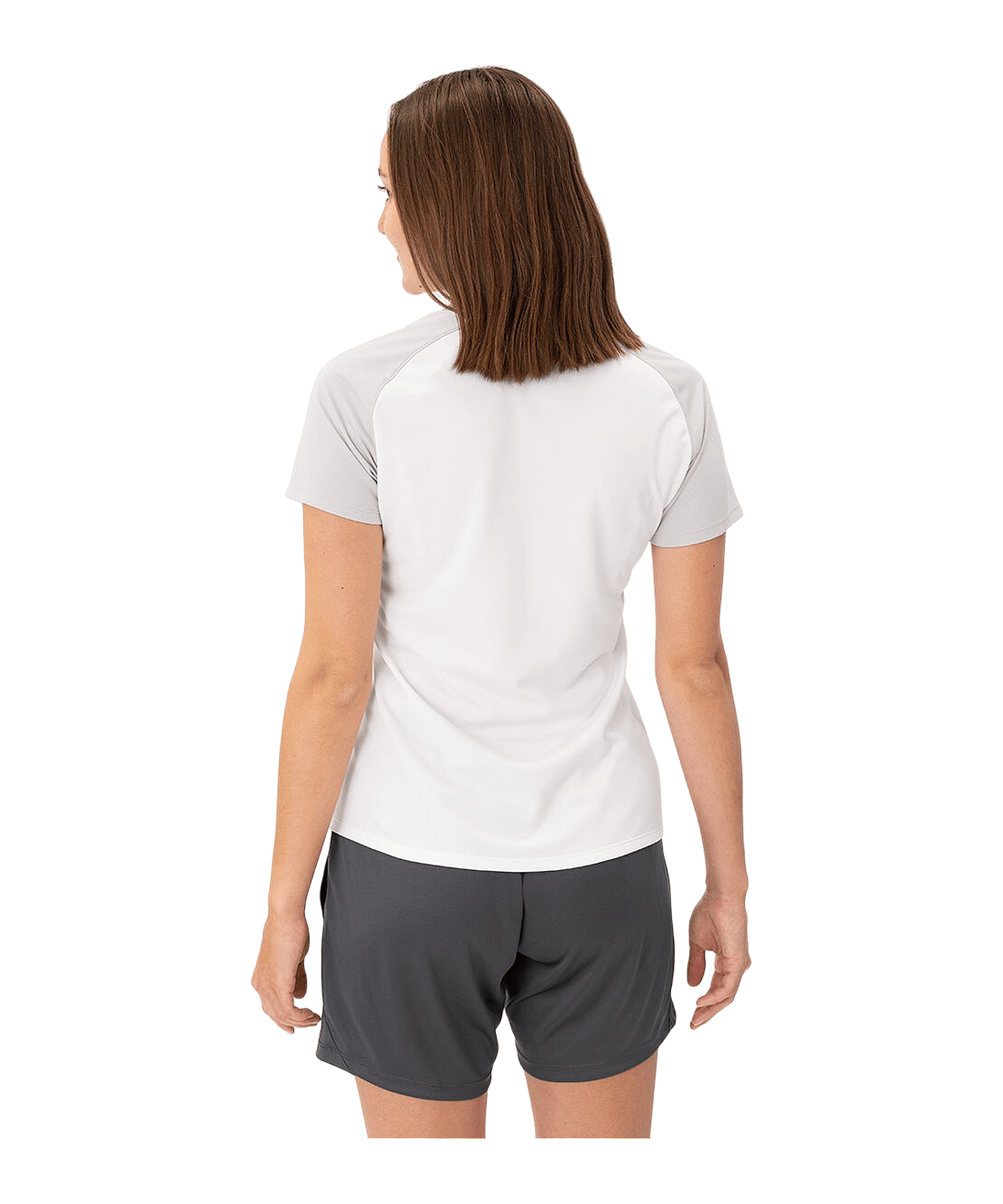 JAKO Iconic T-Shirt Damen Weiss Grau F016 - weiss