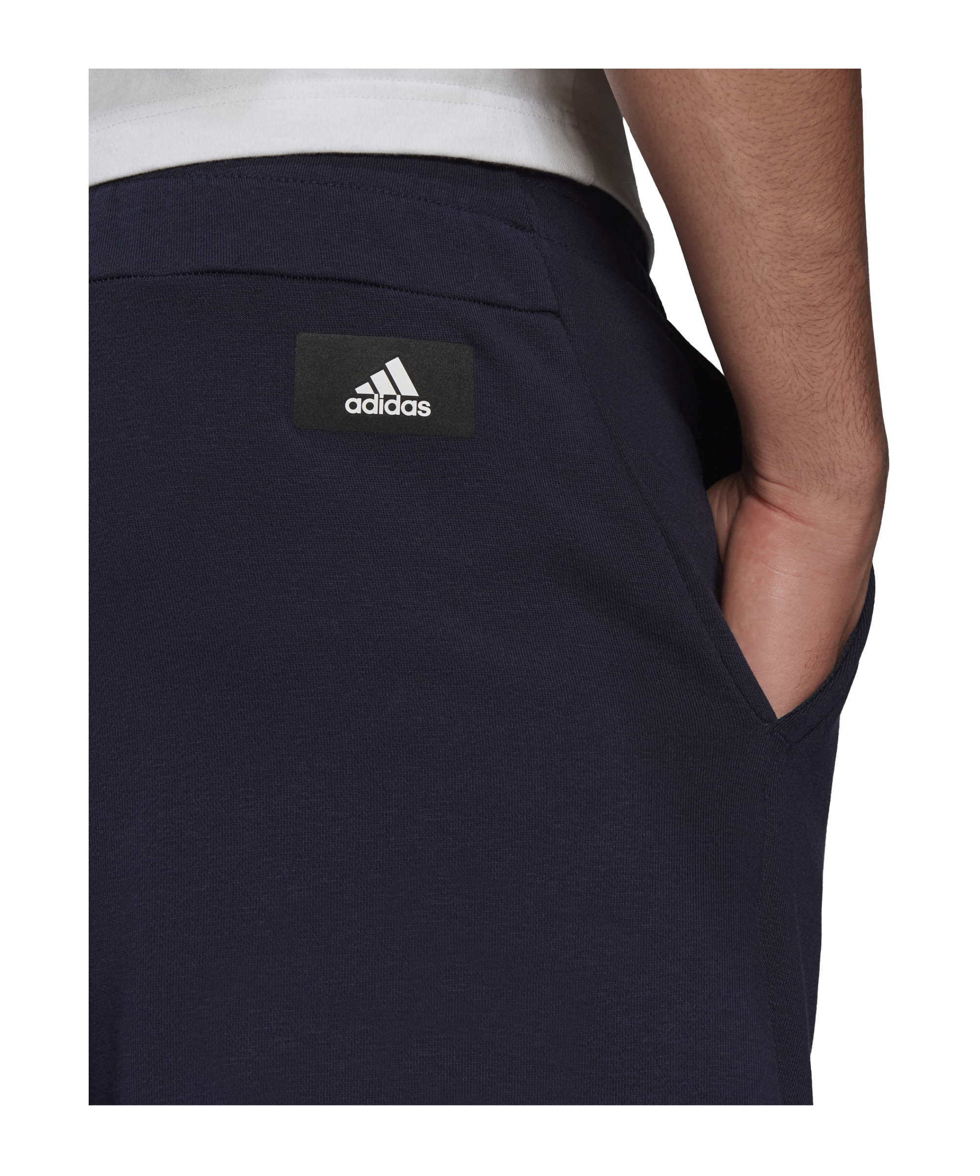 adidas Three Bar Future Icons Short Blau - blau