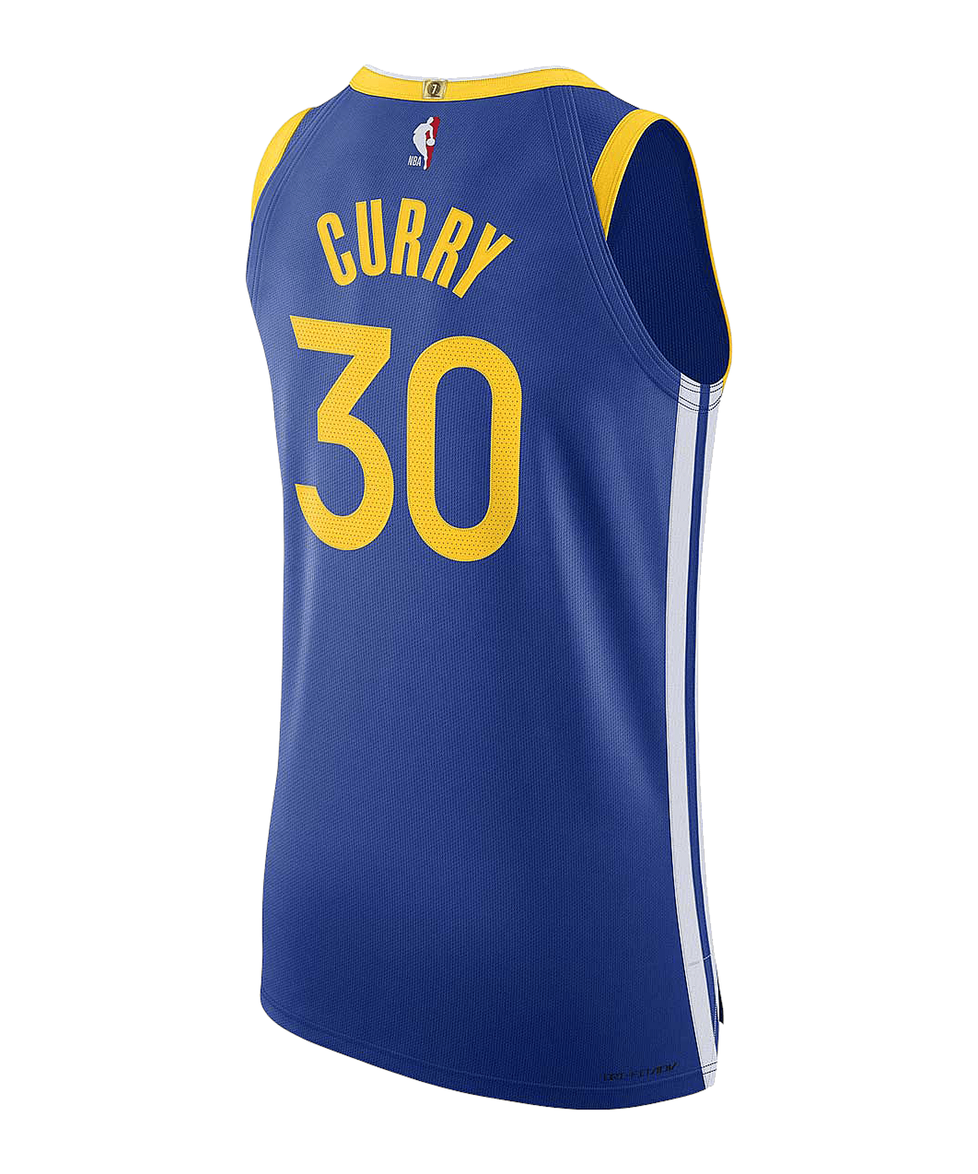 Nike Golden Stat Warriours Stephen Curry Authentic Icon Trikot Blau F498 - blau