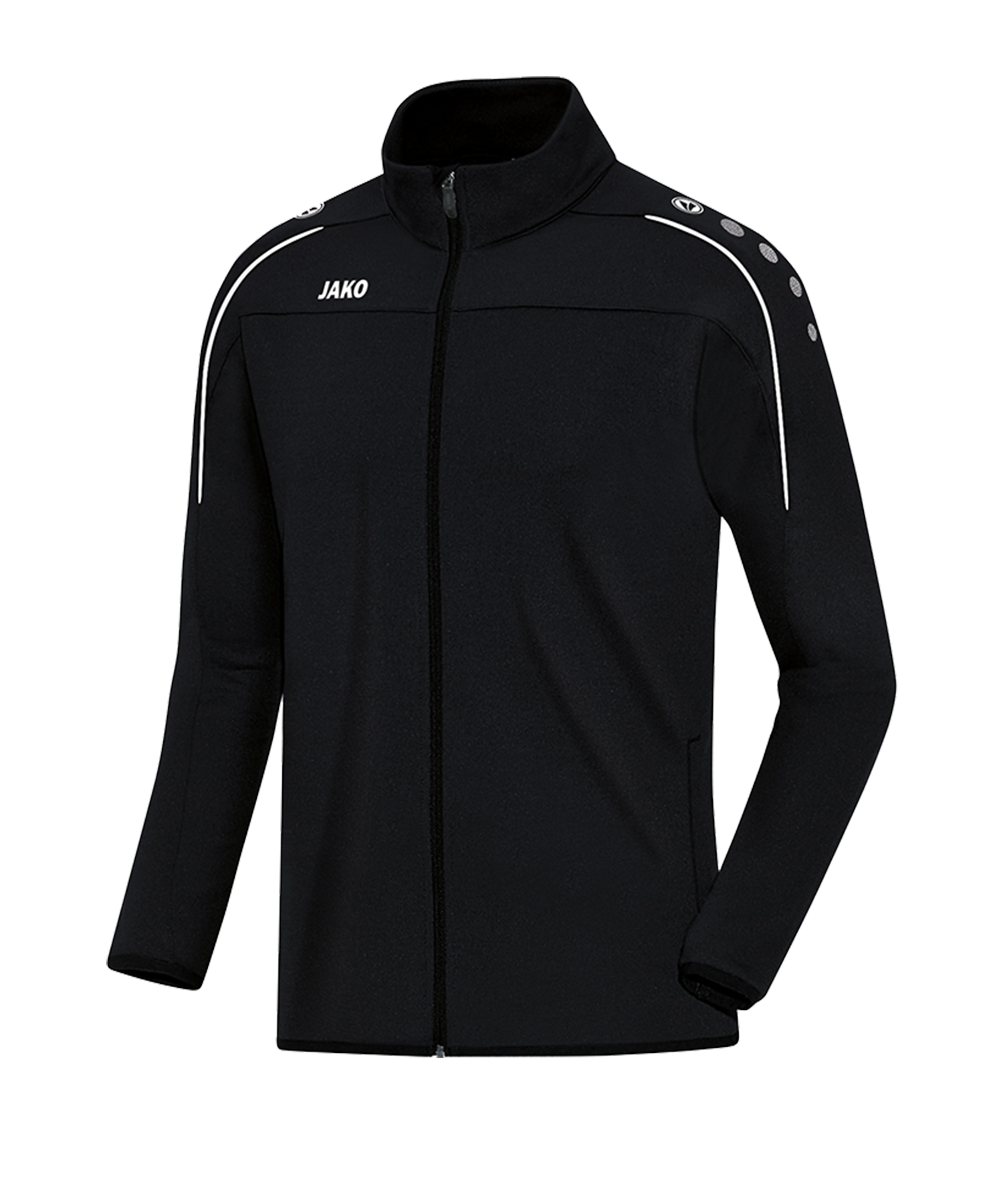 JAKO Classico Freizeitjacke Kids Schwarz F08 - schwarz