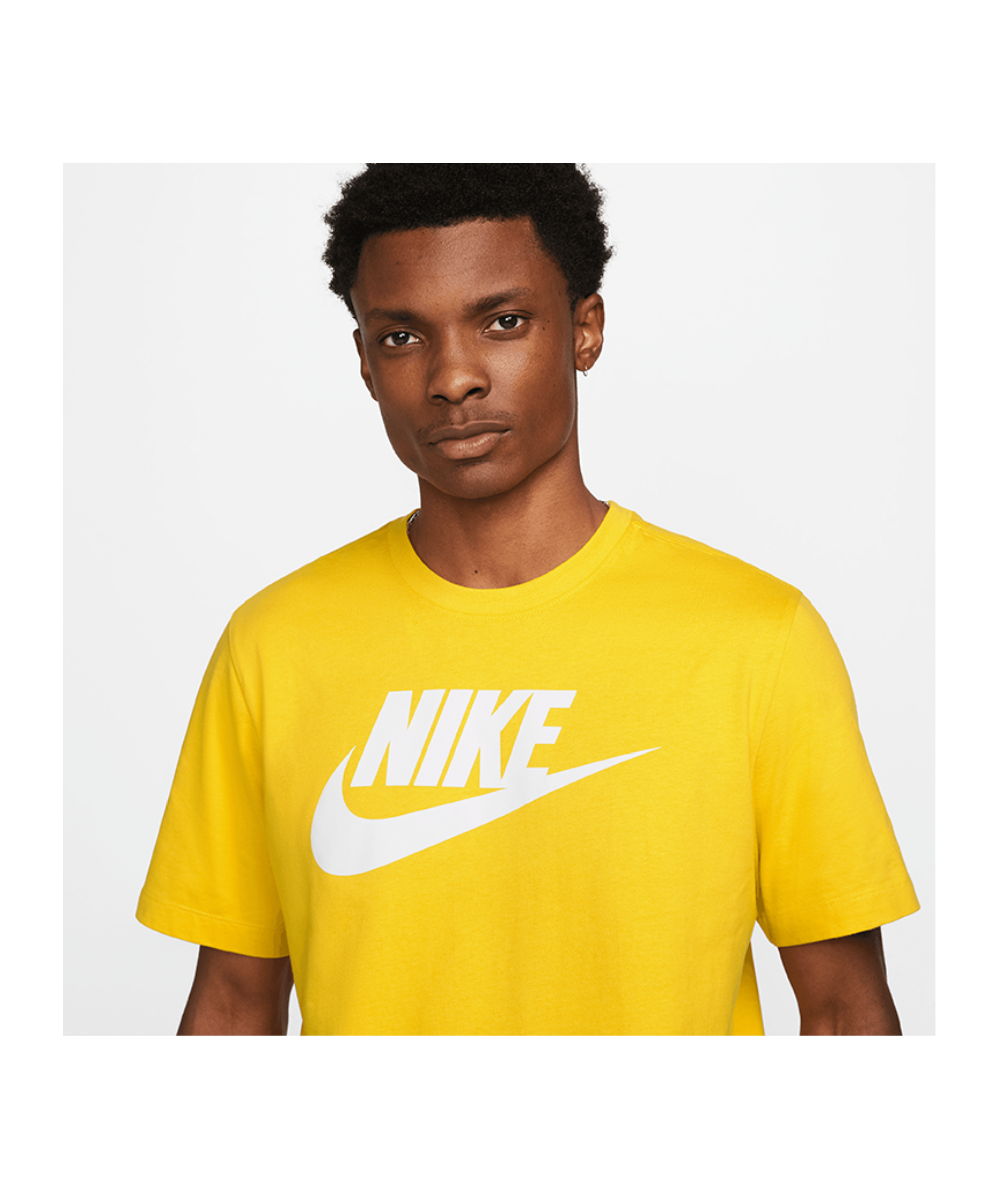 Nike Icon Futura T-Shirt Tall Gelb Weiss F709 - gelb