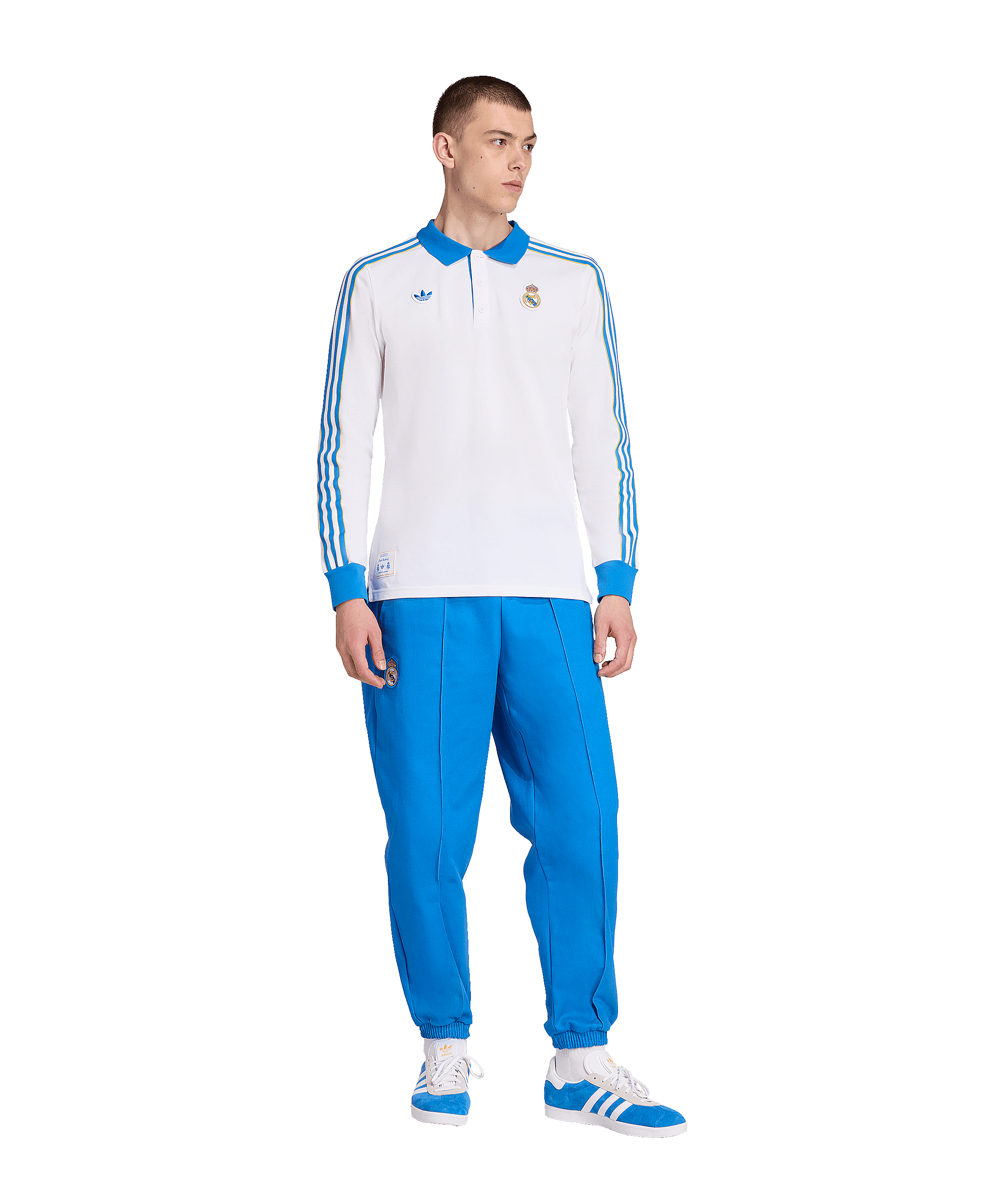 adidas Real Madrid Icon Drill Hose Blau - blau