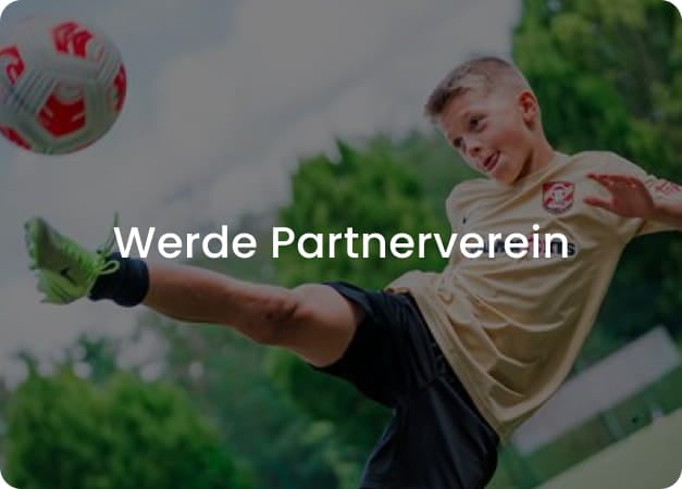 Young boy kicking football in the air - Become a partner club with 11teamsports Football Academy