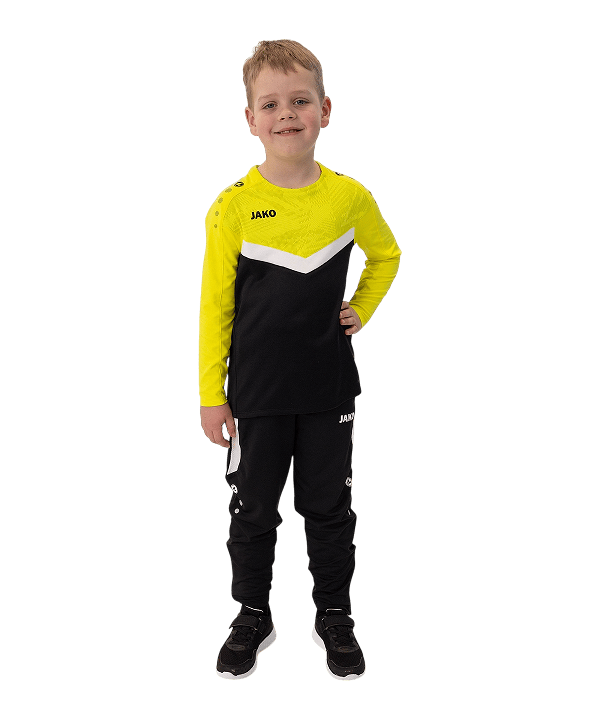 JAKO Iconic Sweatshirt Kids Schwarz F808 - schwarz
