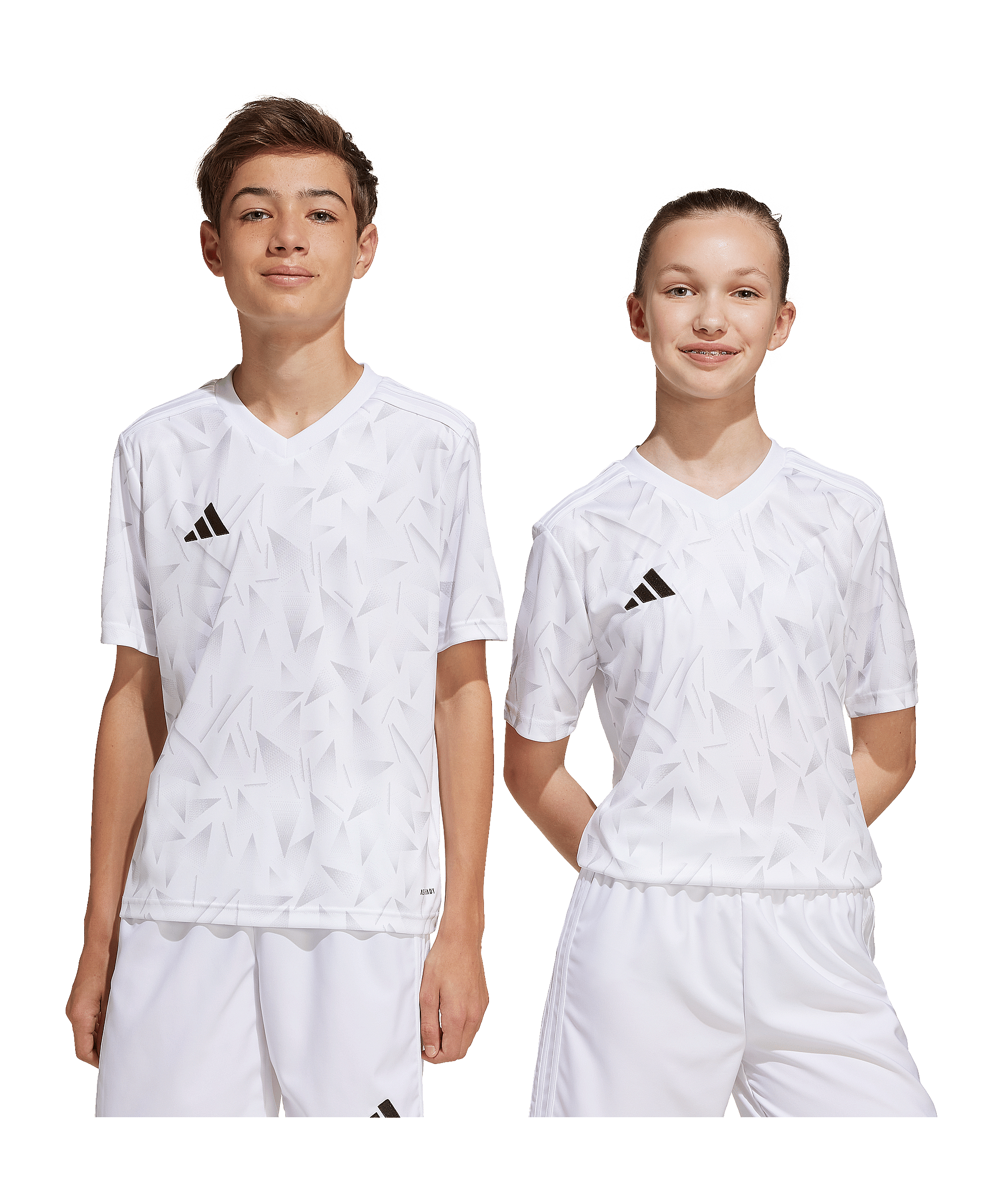 adidas Team Icon 25 Trikot Kids Weiß - weiss