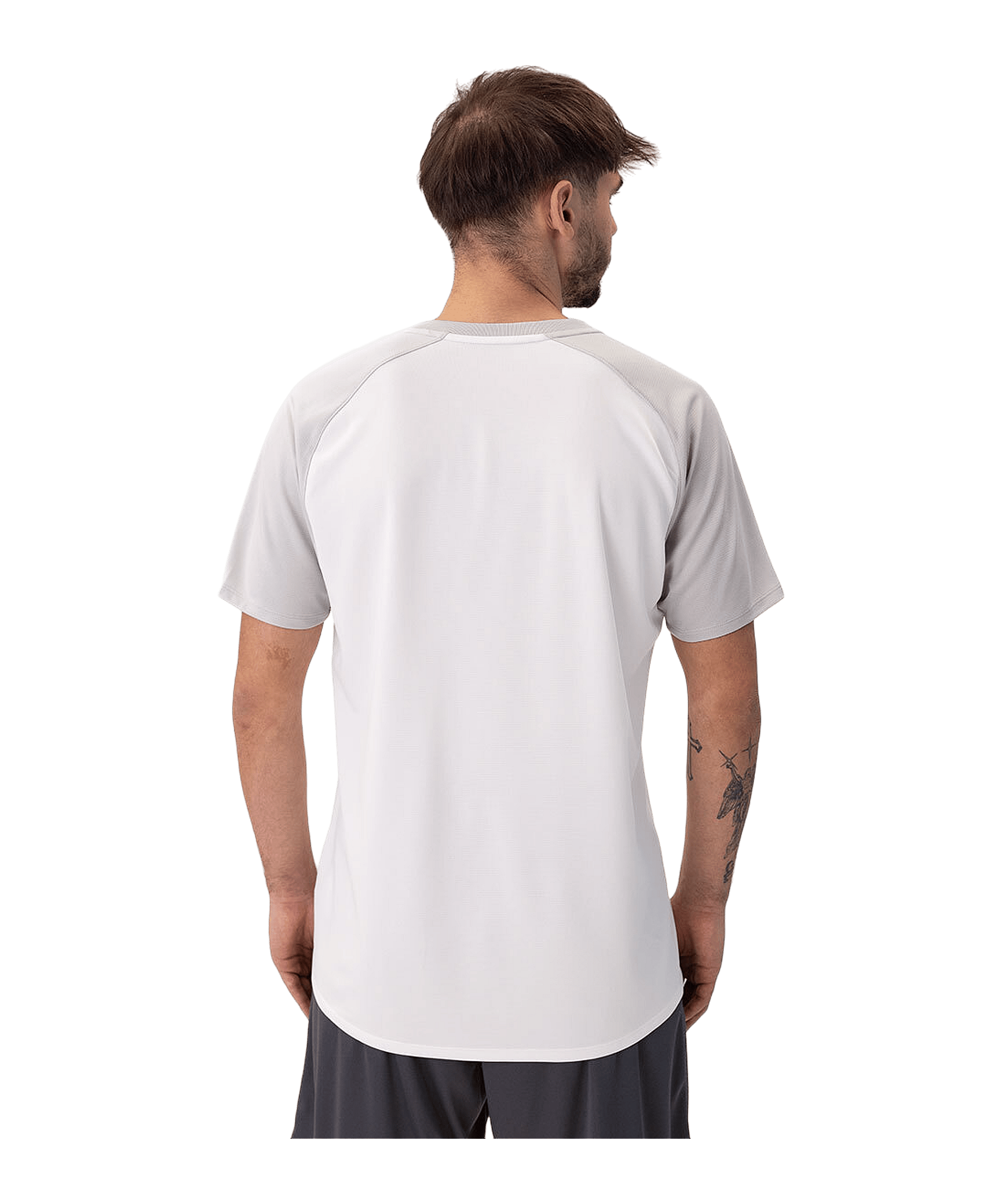 JAKO Iconic T-Shirt Weiss Grau F016 - weiss