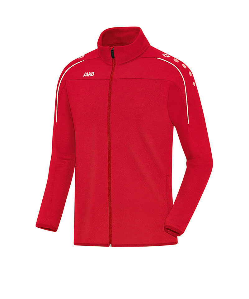 JAKO Classico Trainingsjacke Kids Rot Weiss F01 - rot