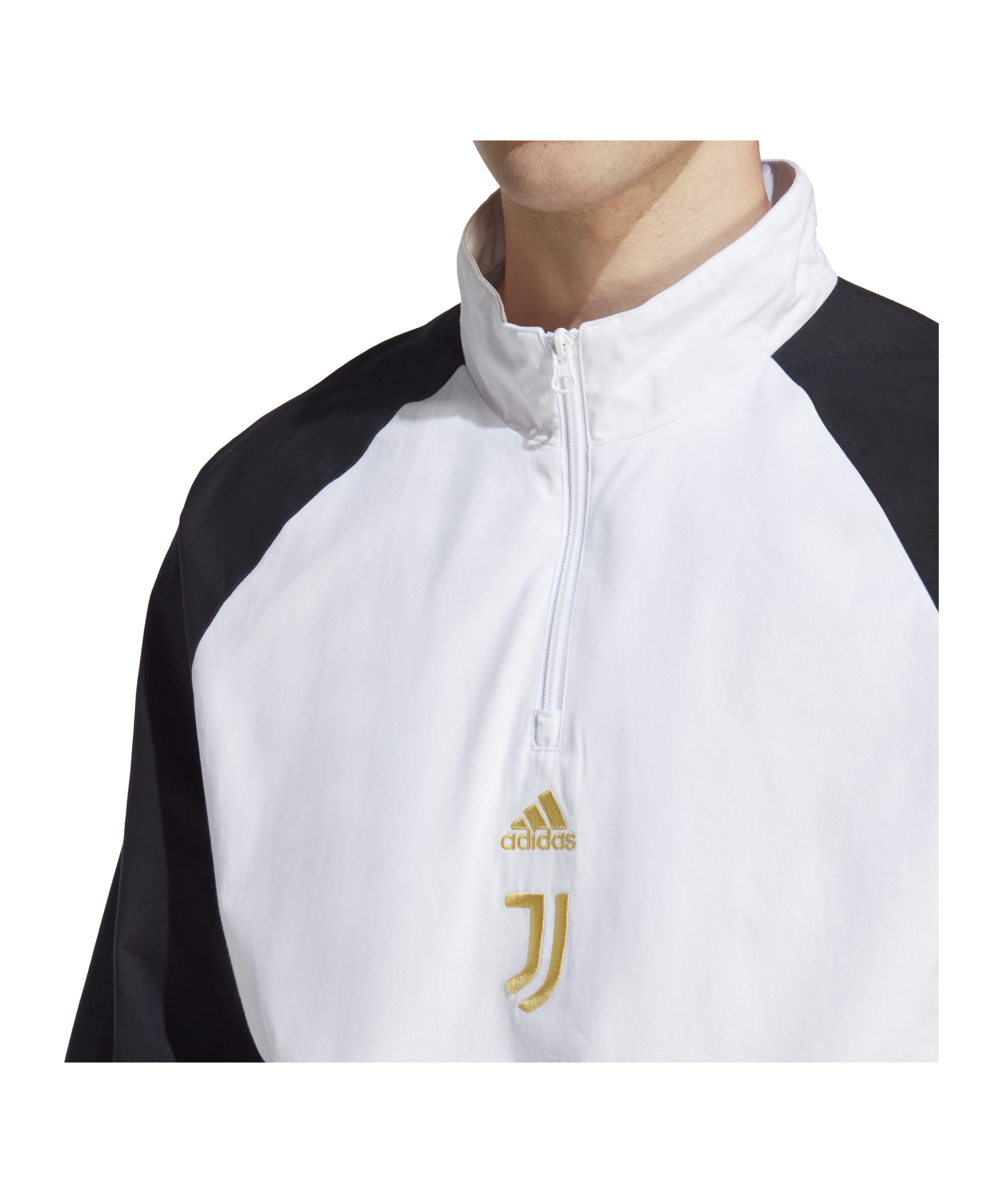 adidas Juventus Turin Icon Tracktop Jacke Weiss - weiss