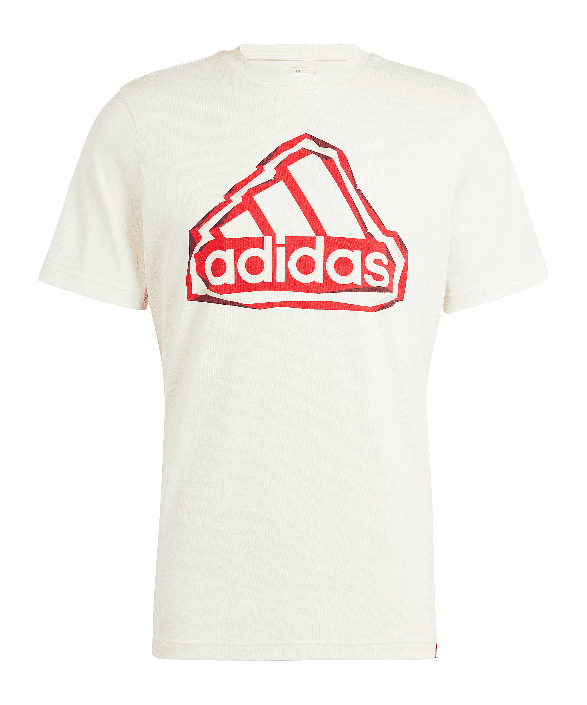 adidas Folded Icons Badge of Sport T-Shirt Weiss - weiss