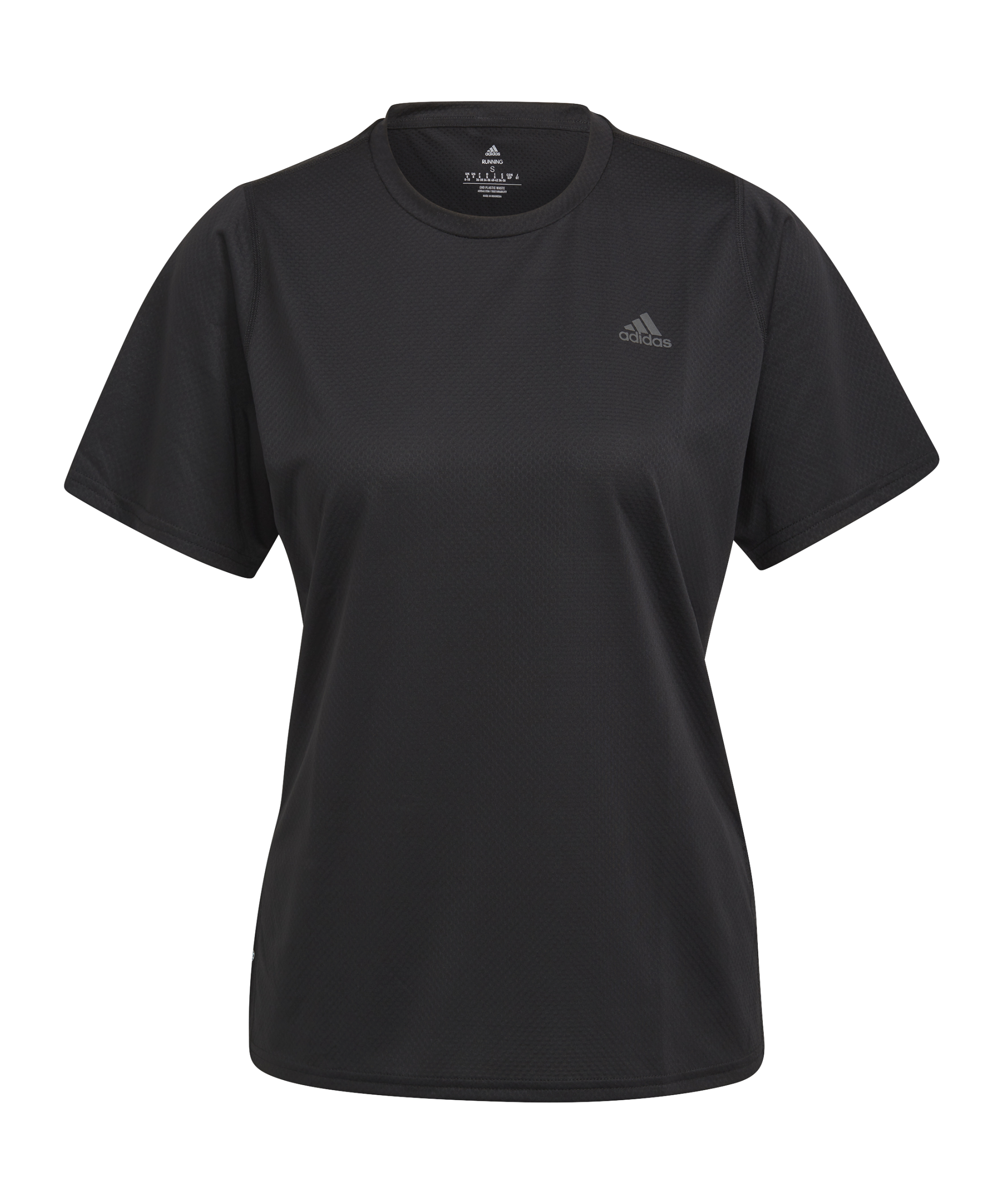 adidas Run Icons Running T-Shirt Damen Schwarz - schwarz
