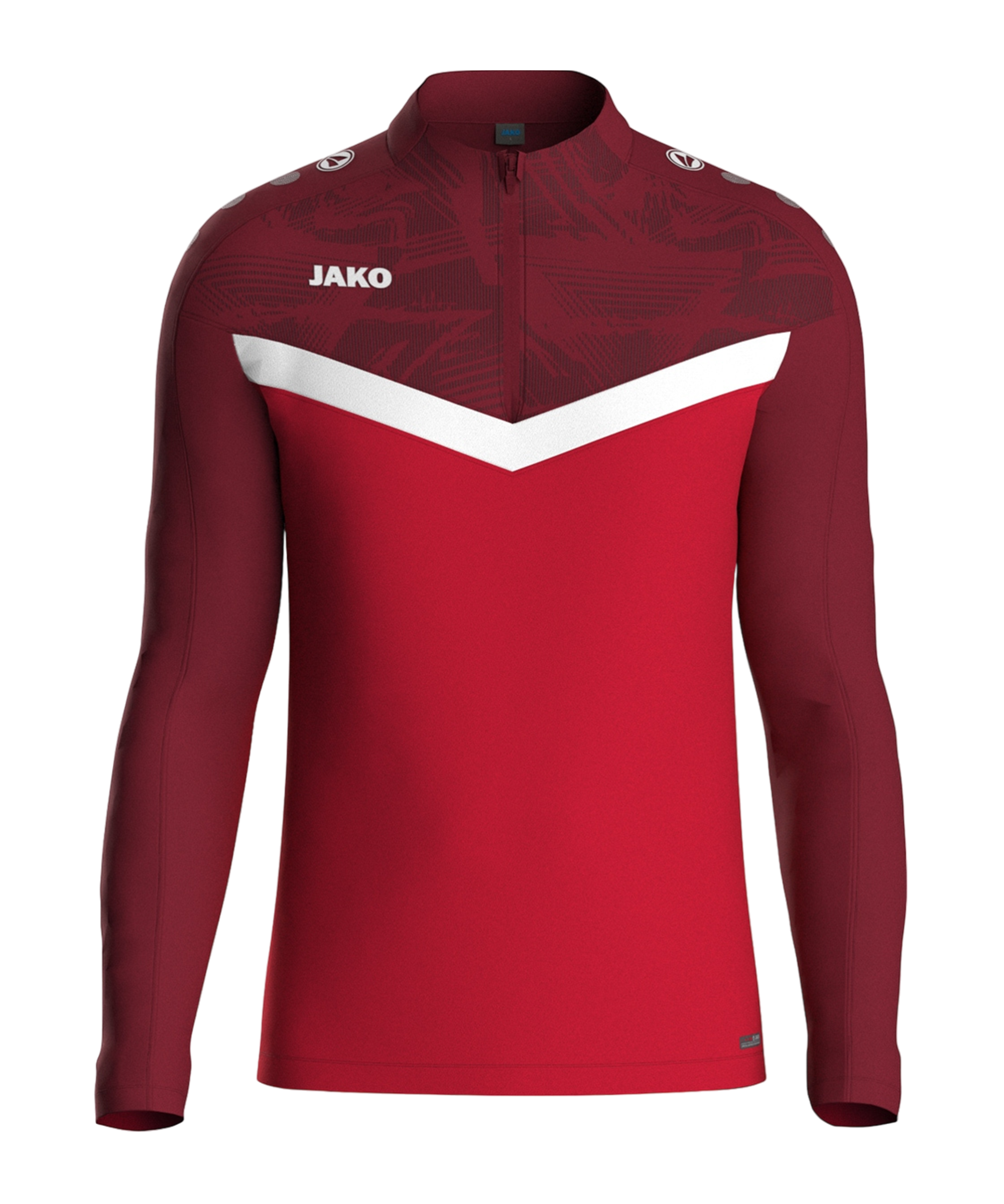 JAKO Iconic HalfZip Sweatshirt Rot F103 - rot