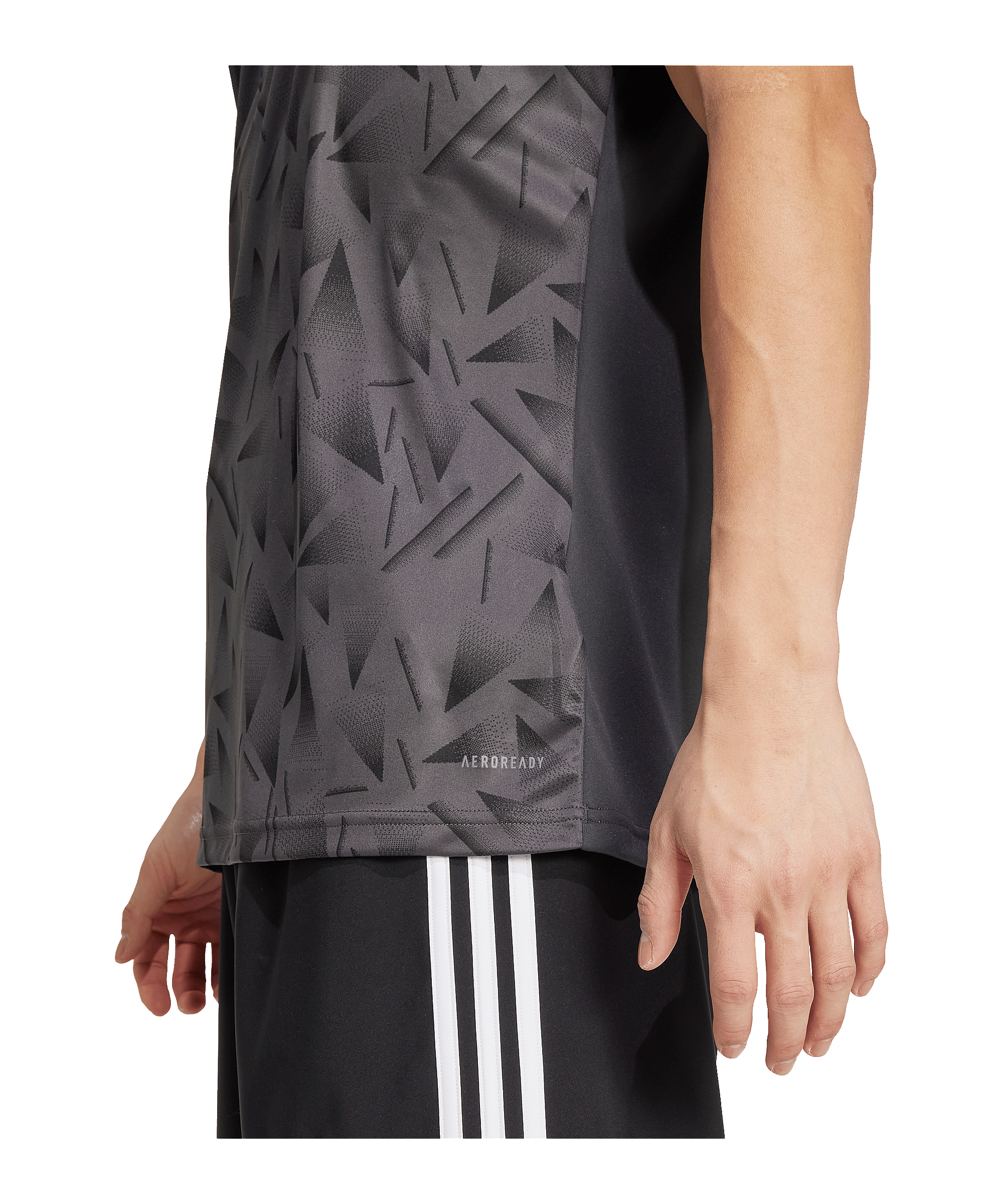adidas Team Icon 25 Trikot Schwarz Gold - schwarz