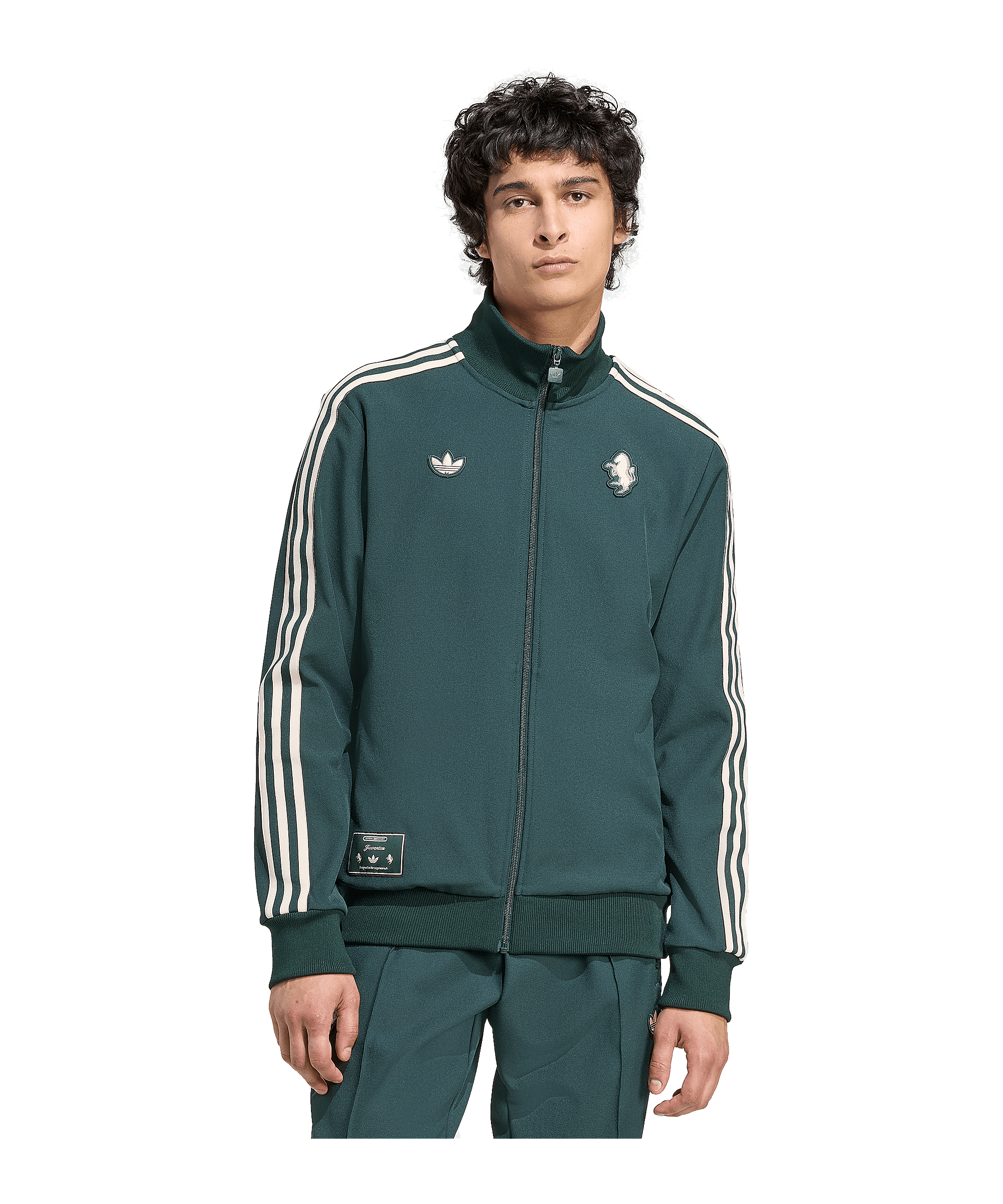adidas Juventus Turin Icon Track Sweatshirt Grün - gruen