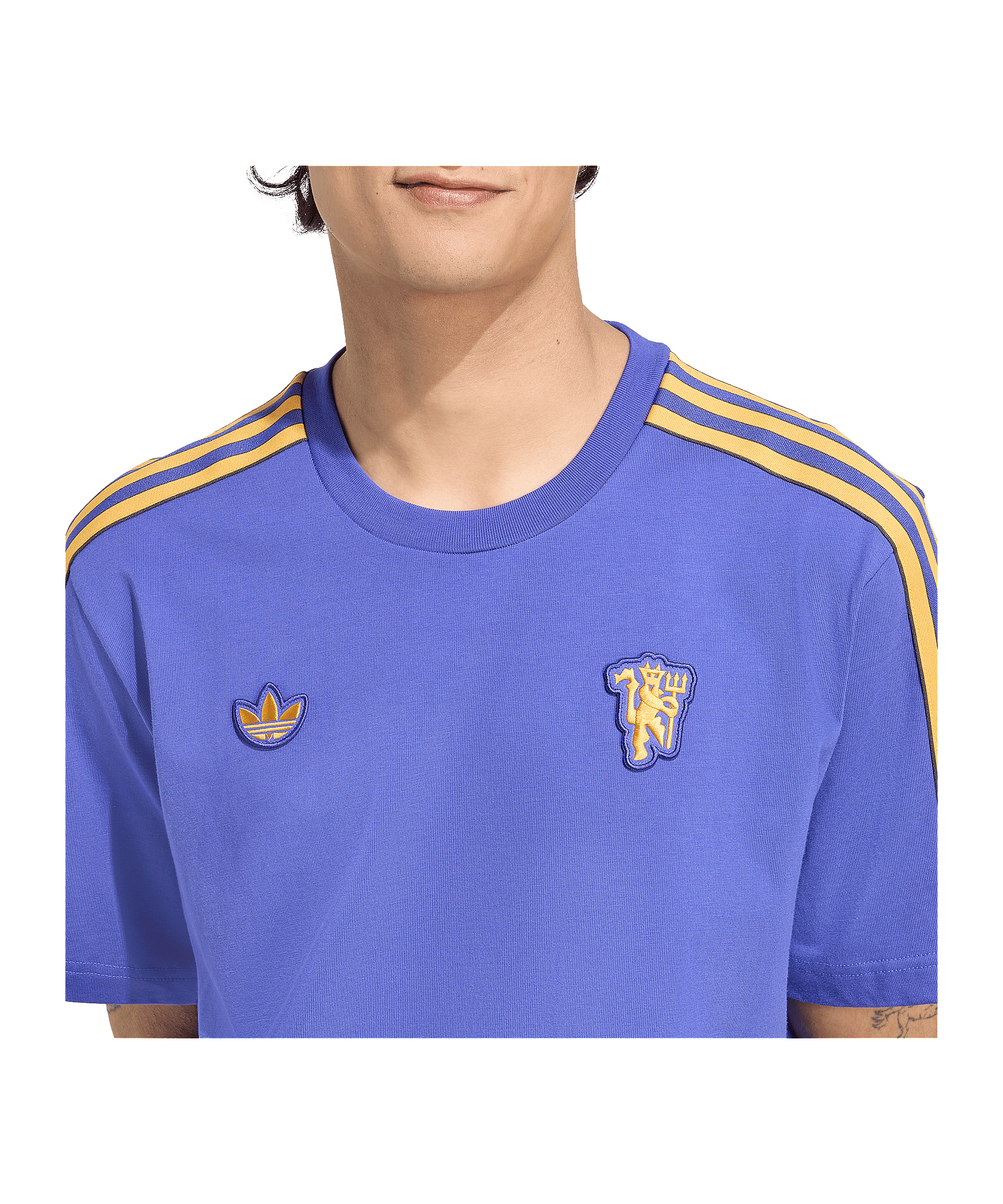 adidas Manchester United Icons T-Shirt Lila - lila
