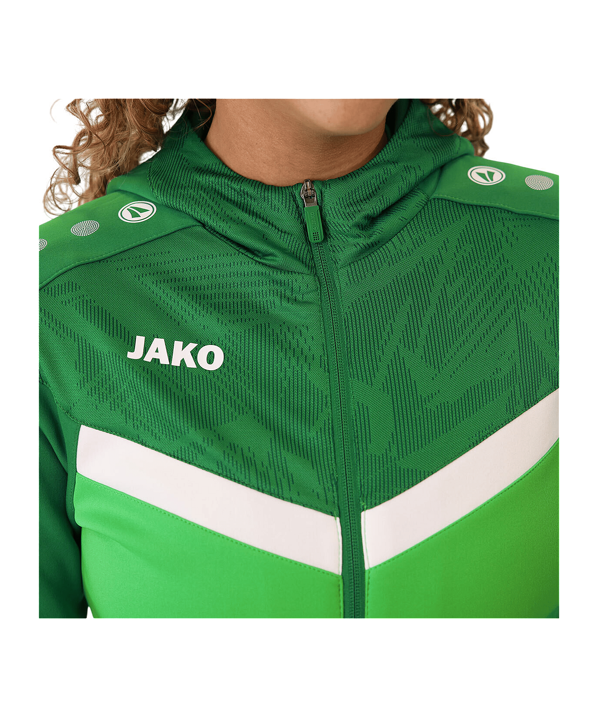 JAKO Icon Kapuzenjacke Damen Grün F222