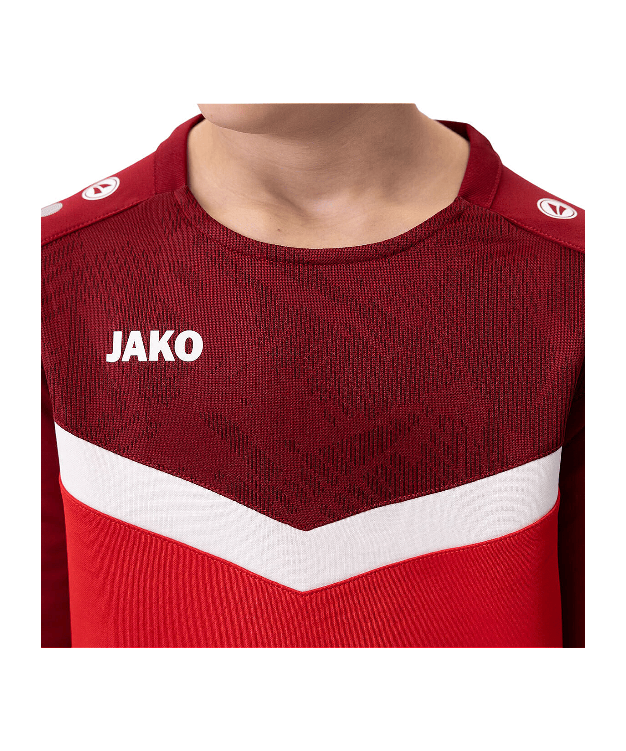 JAKO Iconic Sweatshirt Kids Rot F103 - rot
