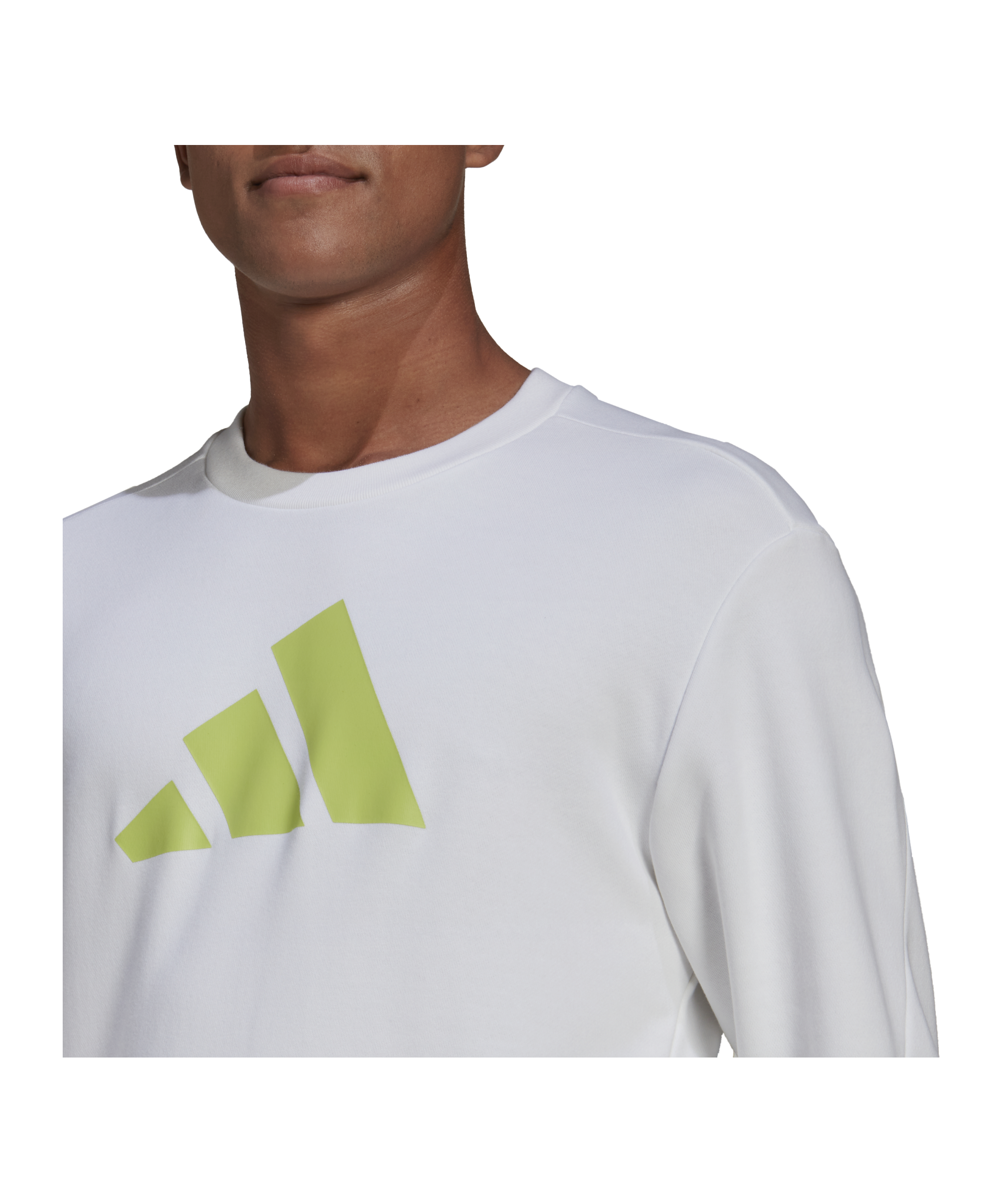 adidas Three Bar Future Icons Sweatshirt Weiss - weiss