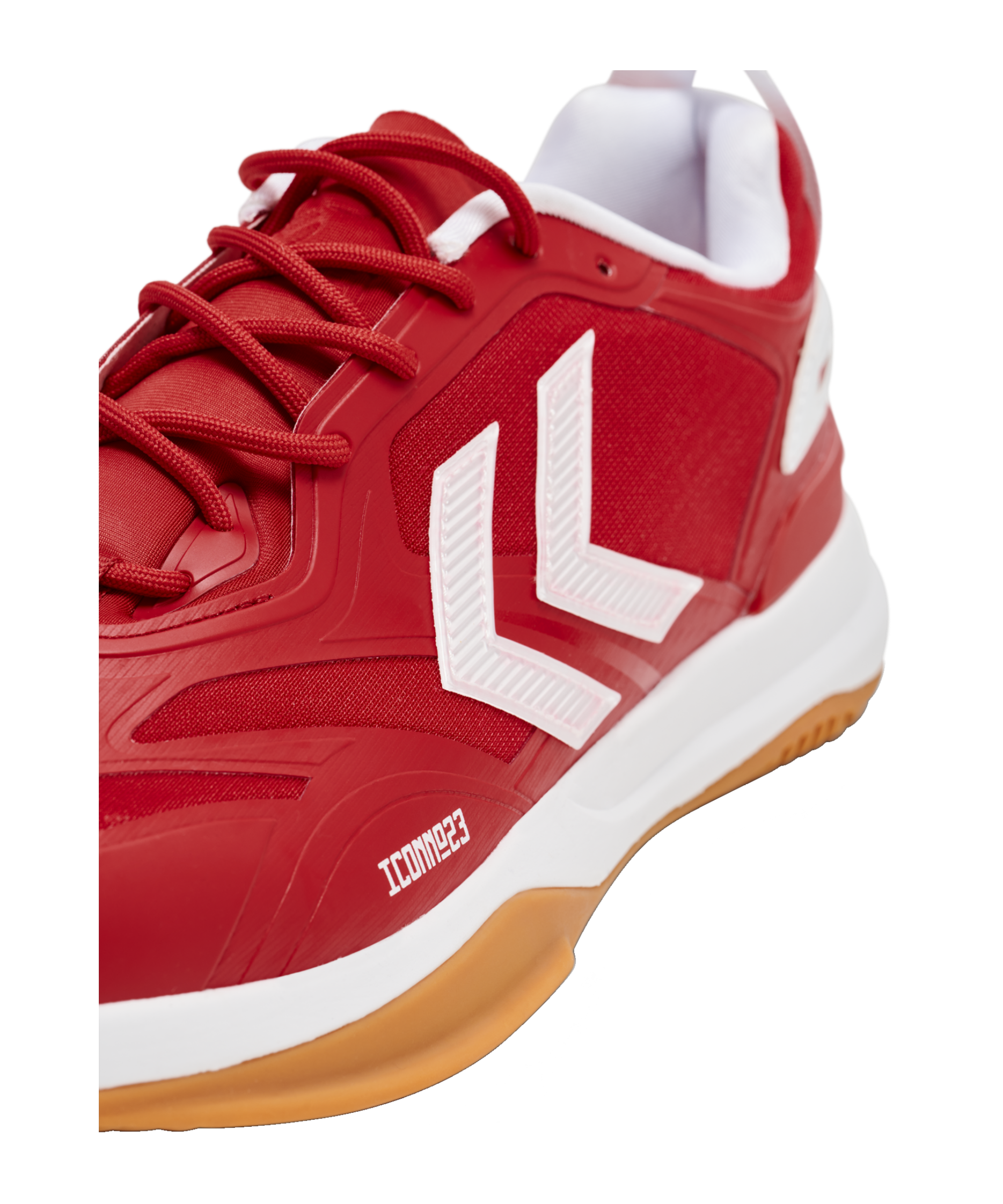 Hummel DAGAZ 2.0 Icon Hallenschuh Rot F4120 - weiss
