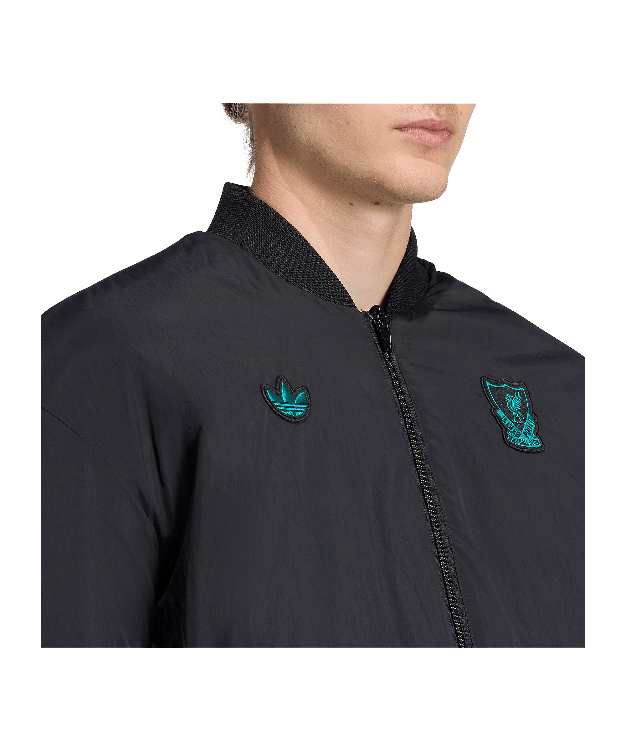 adidas FC Liverpool Icon Jacke Schwarz - schwarz