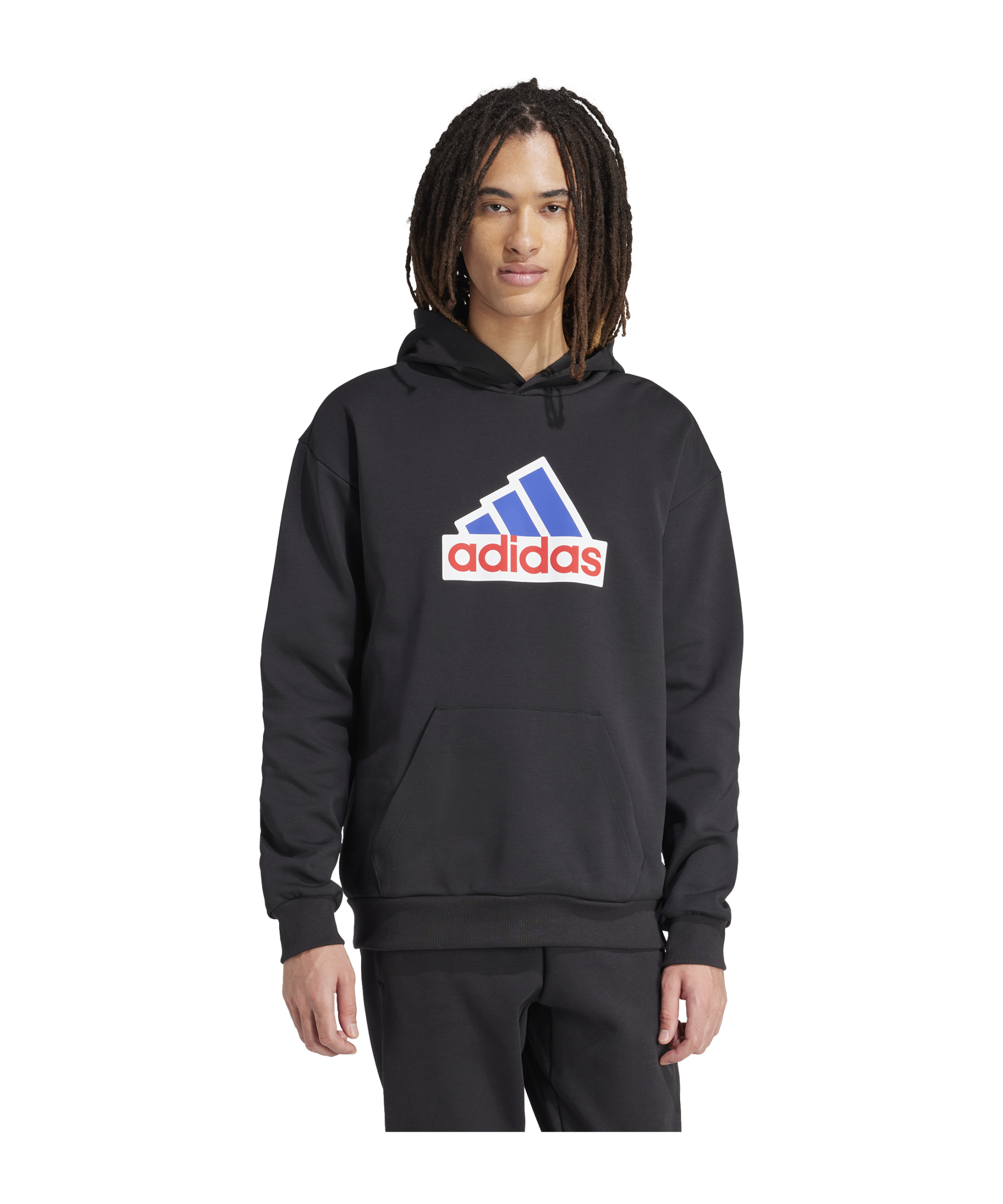 adidas Future Icons Badge of Sport Hoody Schwarz - schwarz
