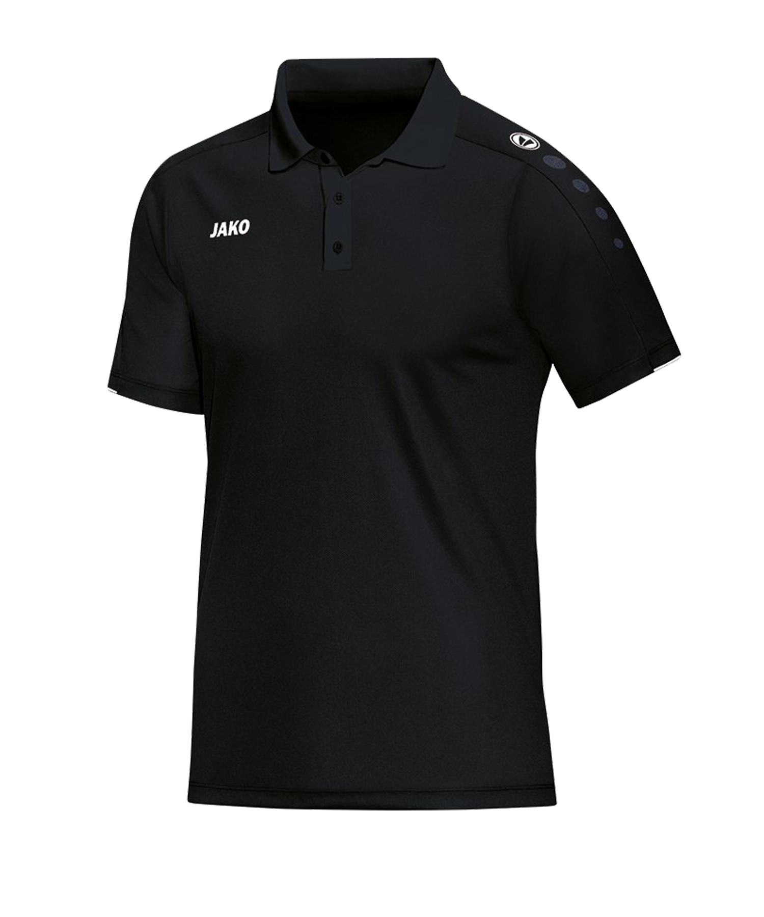 JAKO Classico Poloshirt Schwarz F08 - schwarz