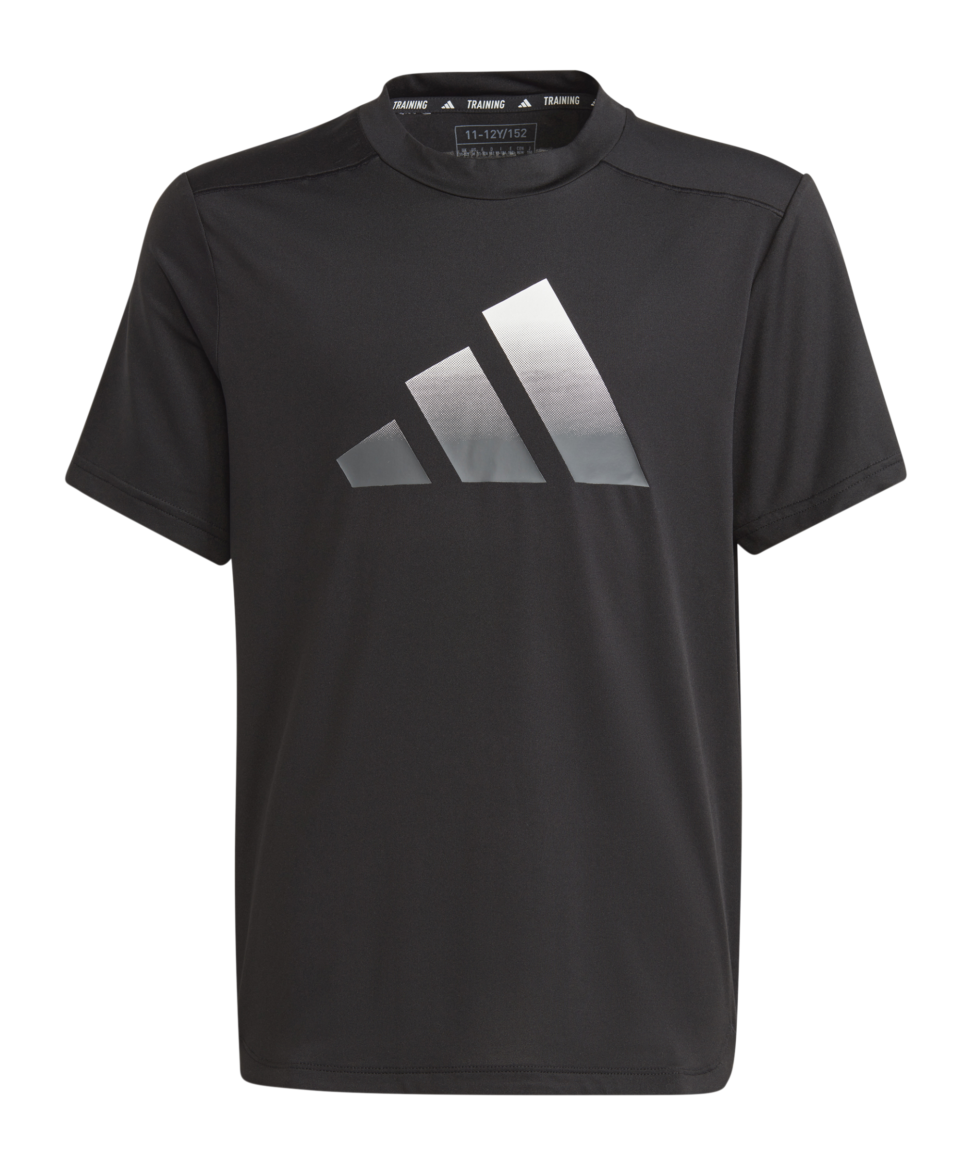 adidas Train Icons Logo T-Shirt Kids Schwarz - schwarz