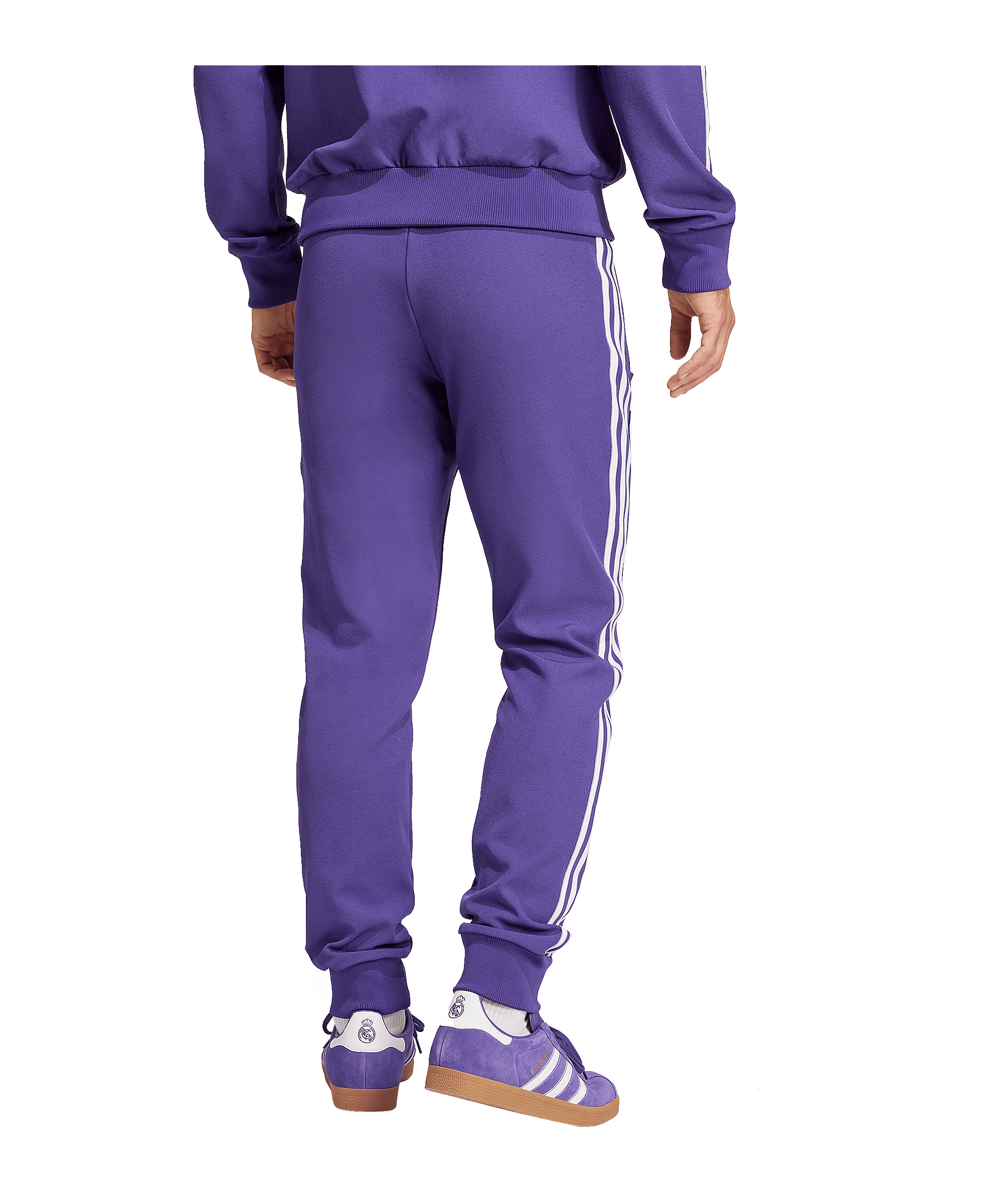 adidas Real Madrid Terrace Icon Trainingshose Lila - lila