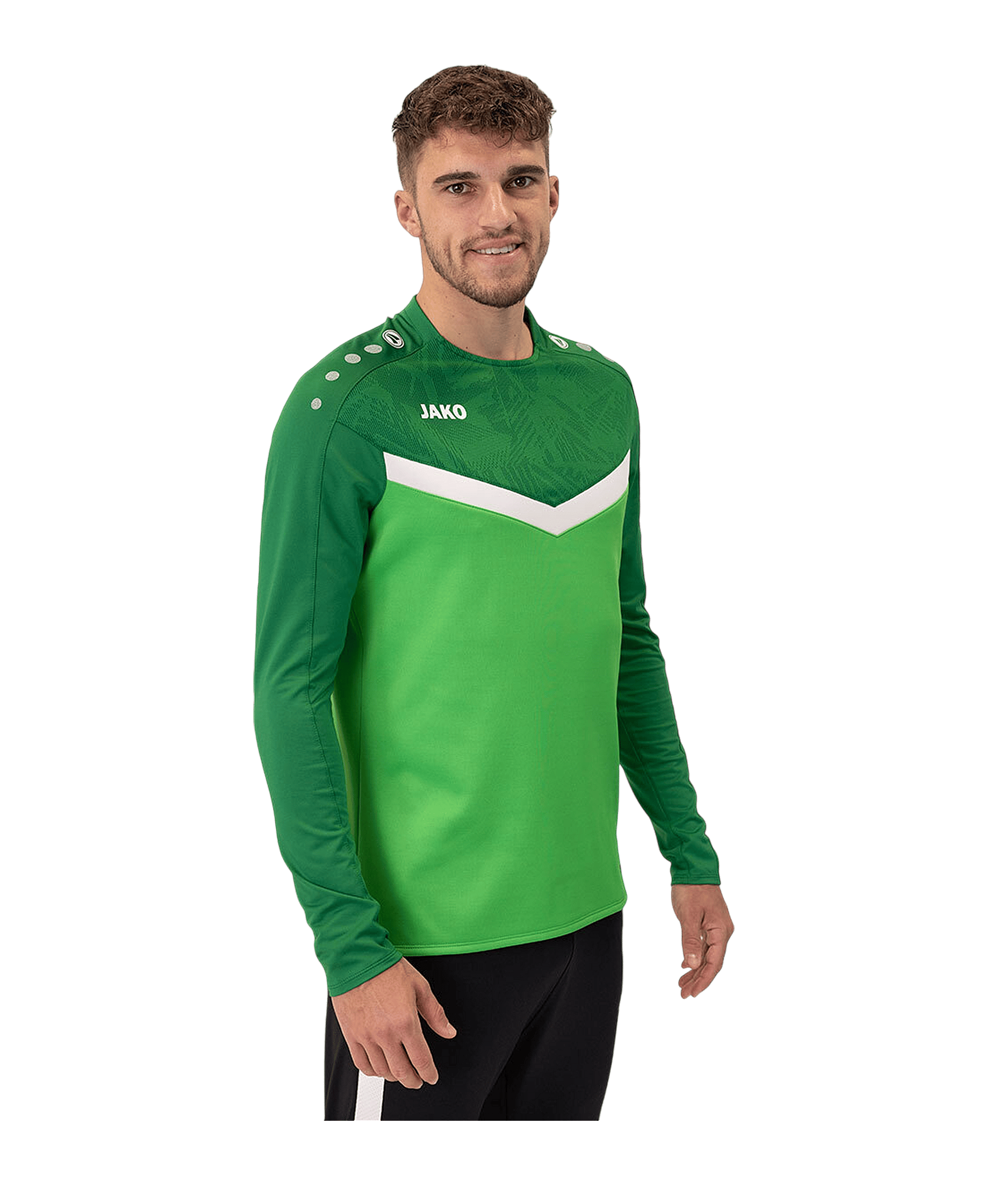 JAKO Iconic Sweatshirt Grün F222 - gruen