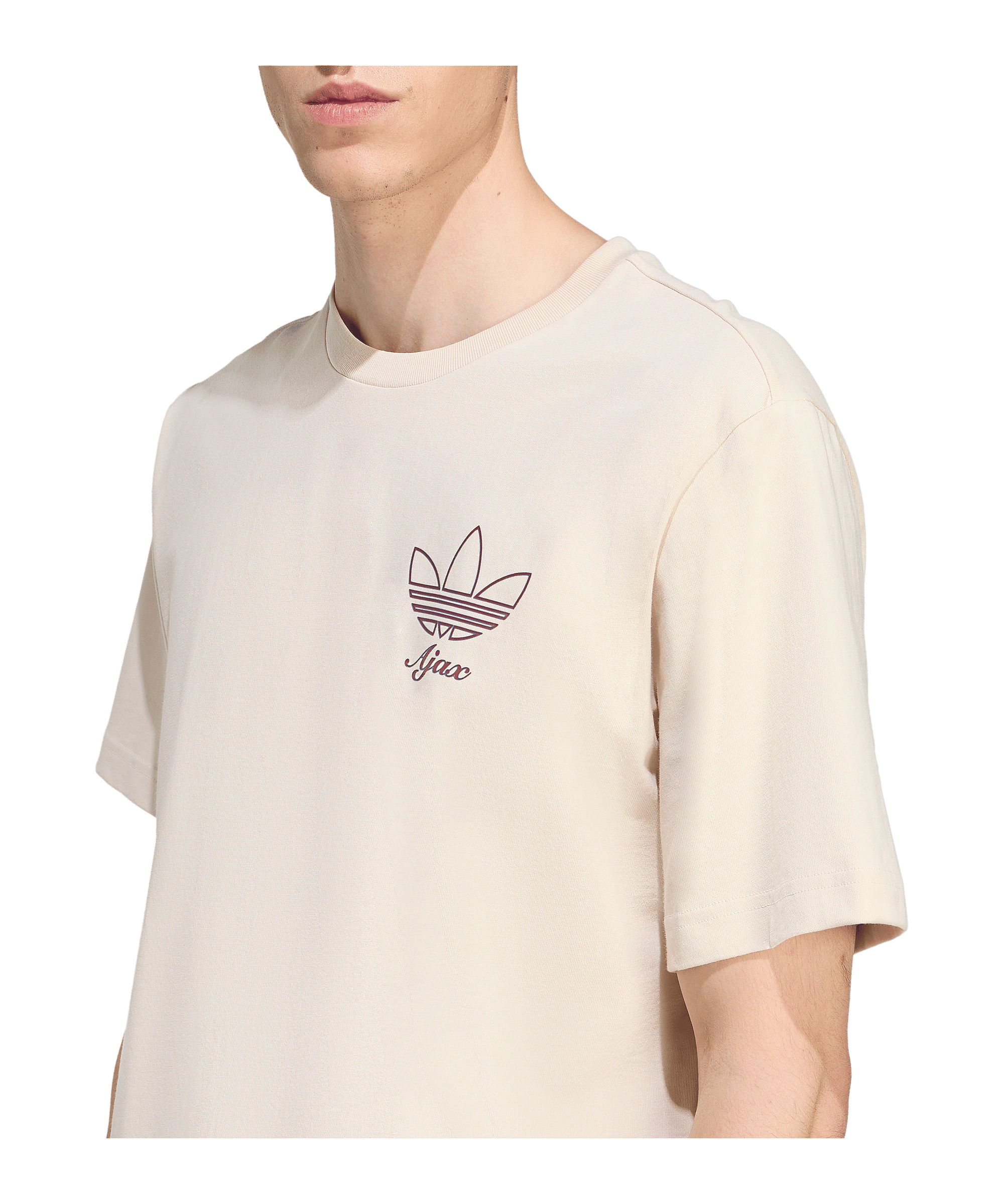 adidas Ajax Amsterdam Icon Graphic T-Shirt Beige - beige