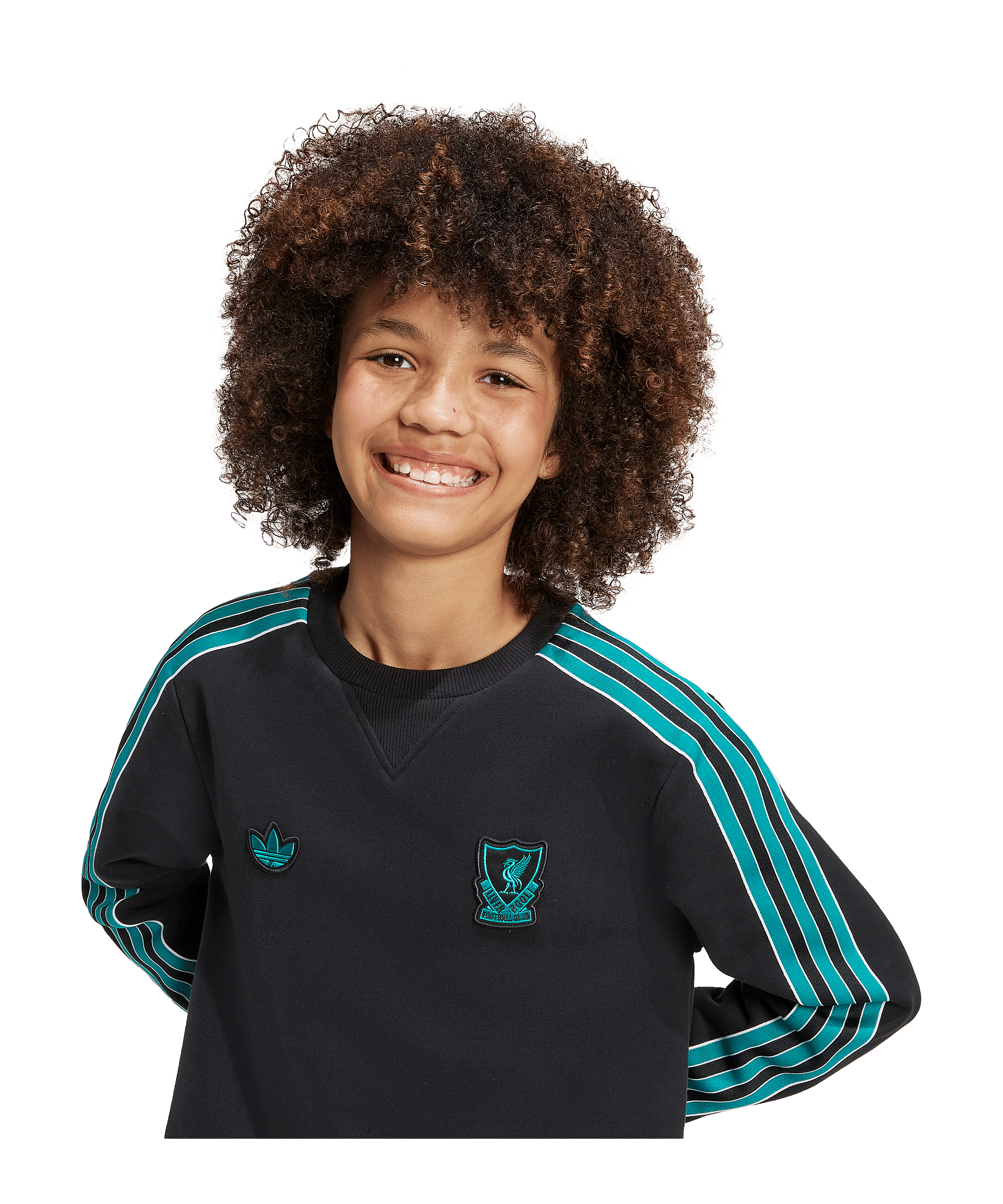 adidas FC Liverpool Icon Sweatshirt Kids Schwarz - schwarz