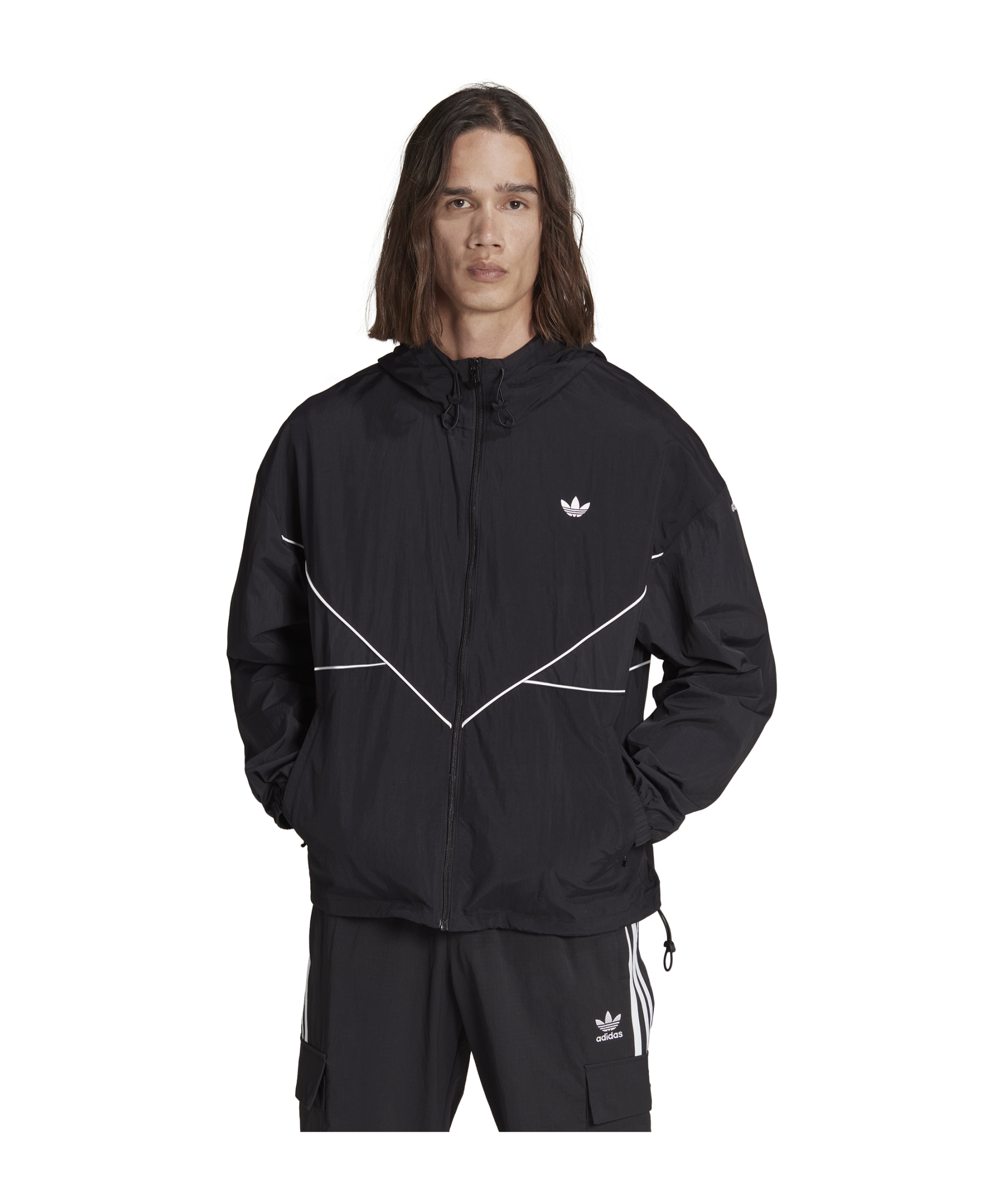 adidas Originals Adicolor Seasonal Archive Windbreaker Black - schwarz