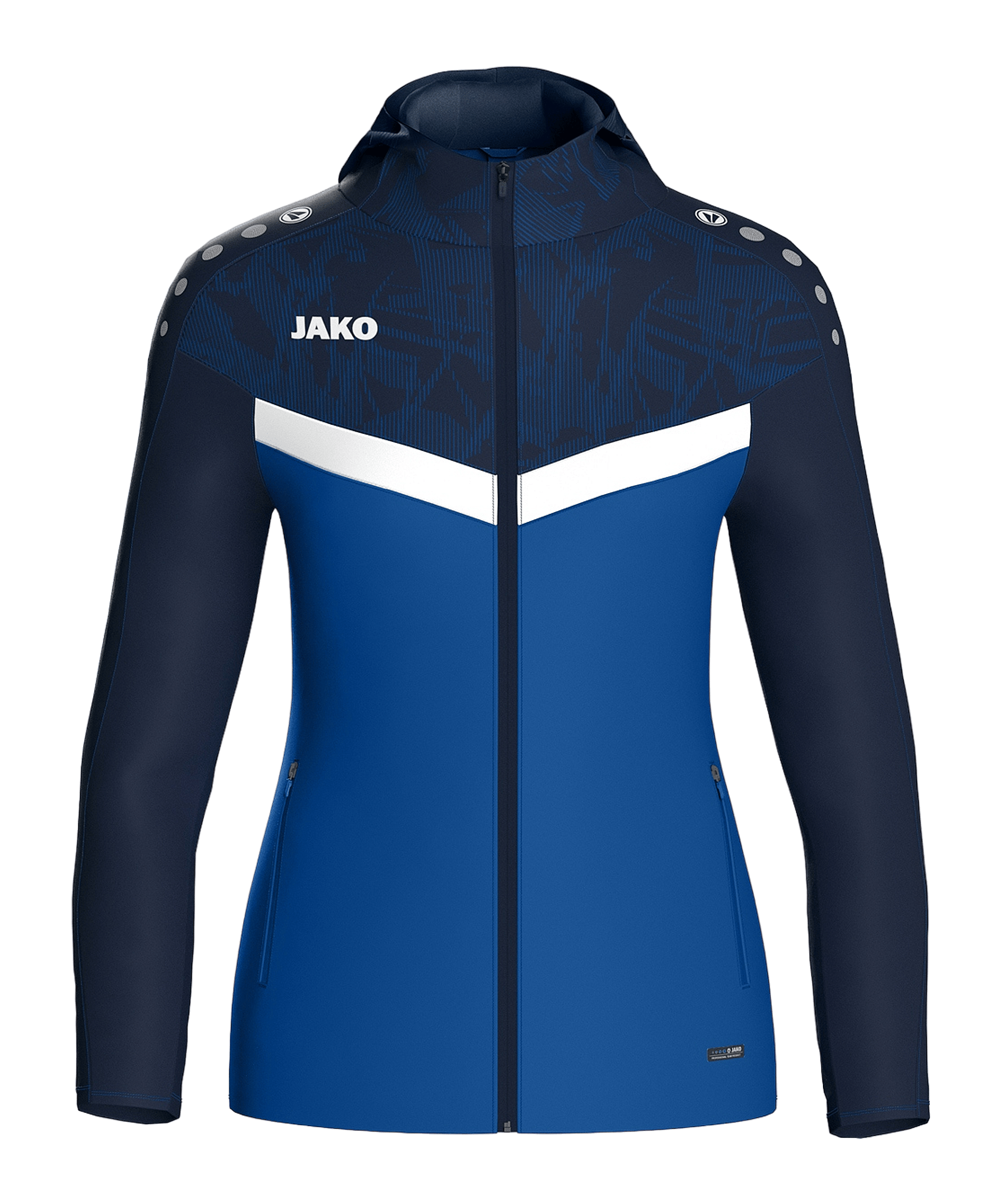 JAKO Iconic Kapuzenjacke Damen Blau F403 - blau
