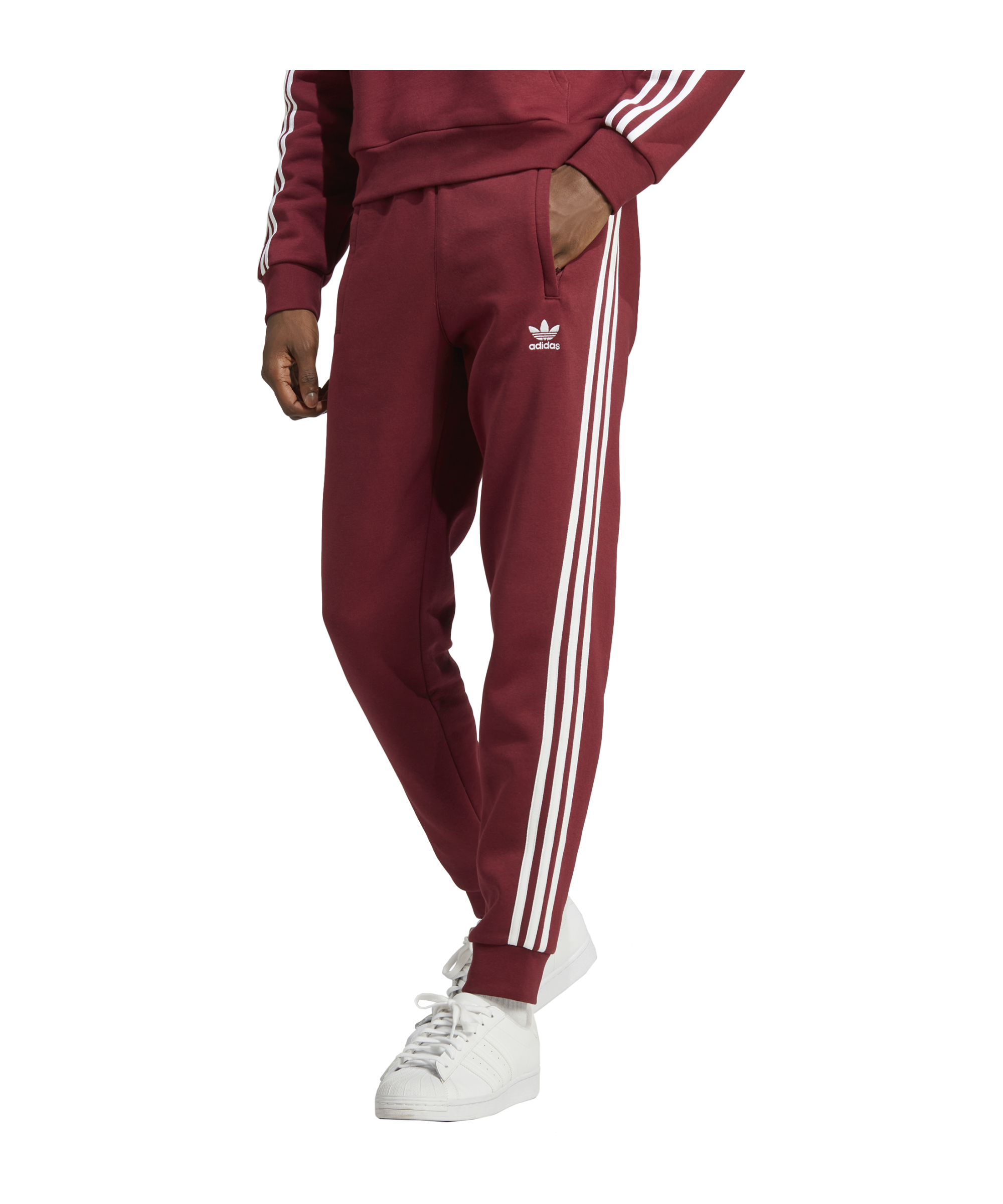 adidas Originals Adicolor Classics 3-Stripes Pants Burgundy - rot