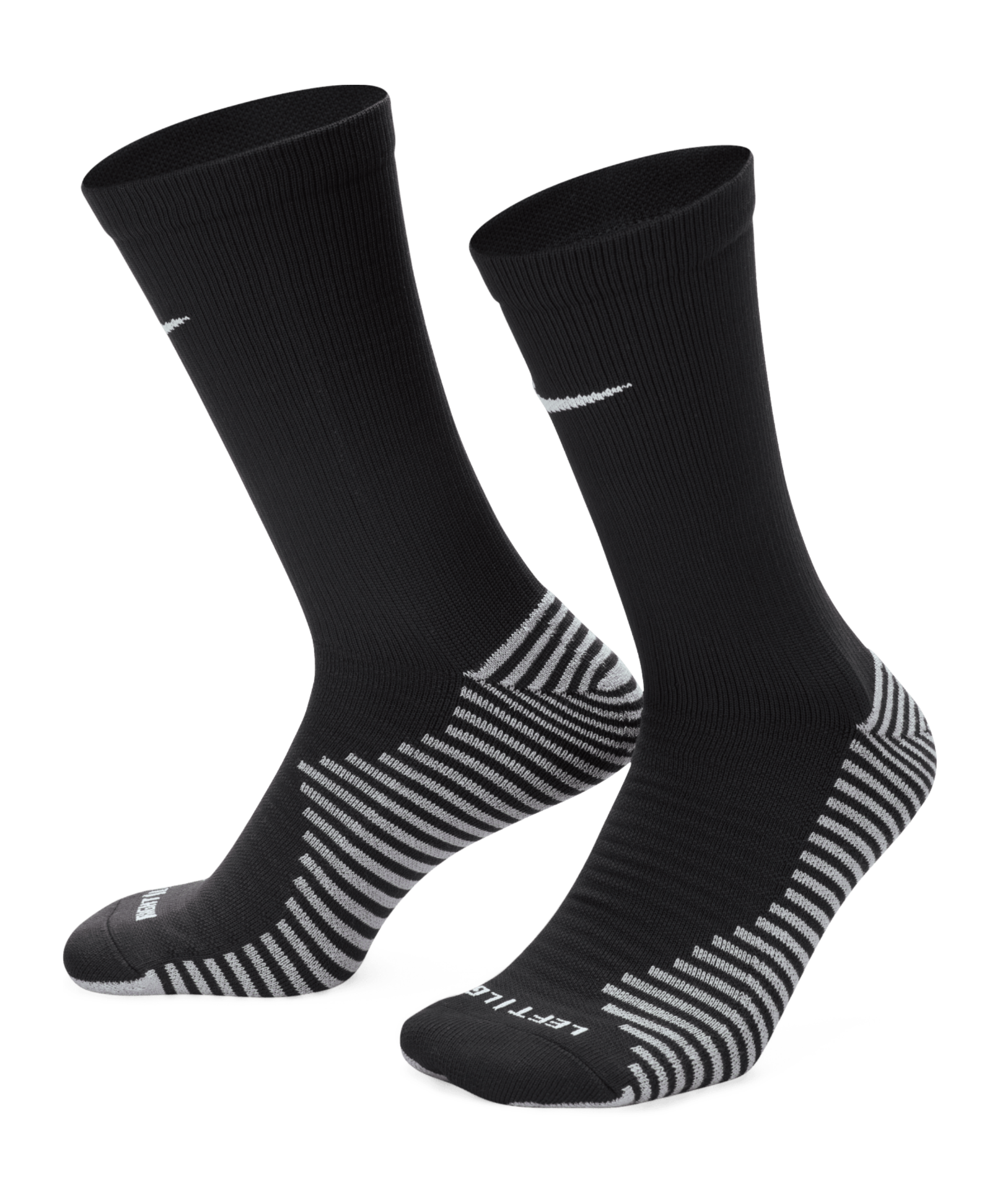 Nike Strike Crew Socken Schwarz Weiss F010 - schwarz