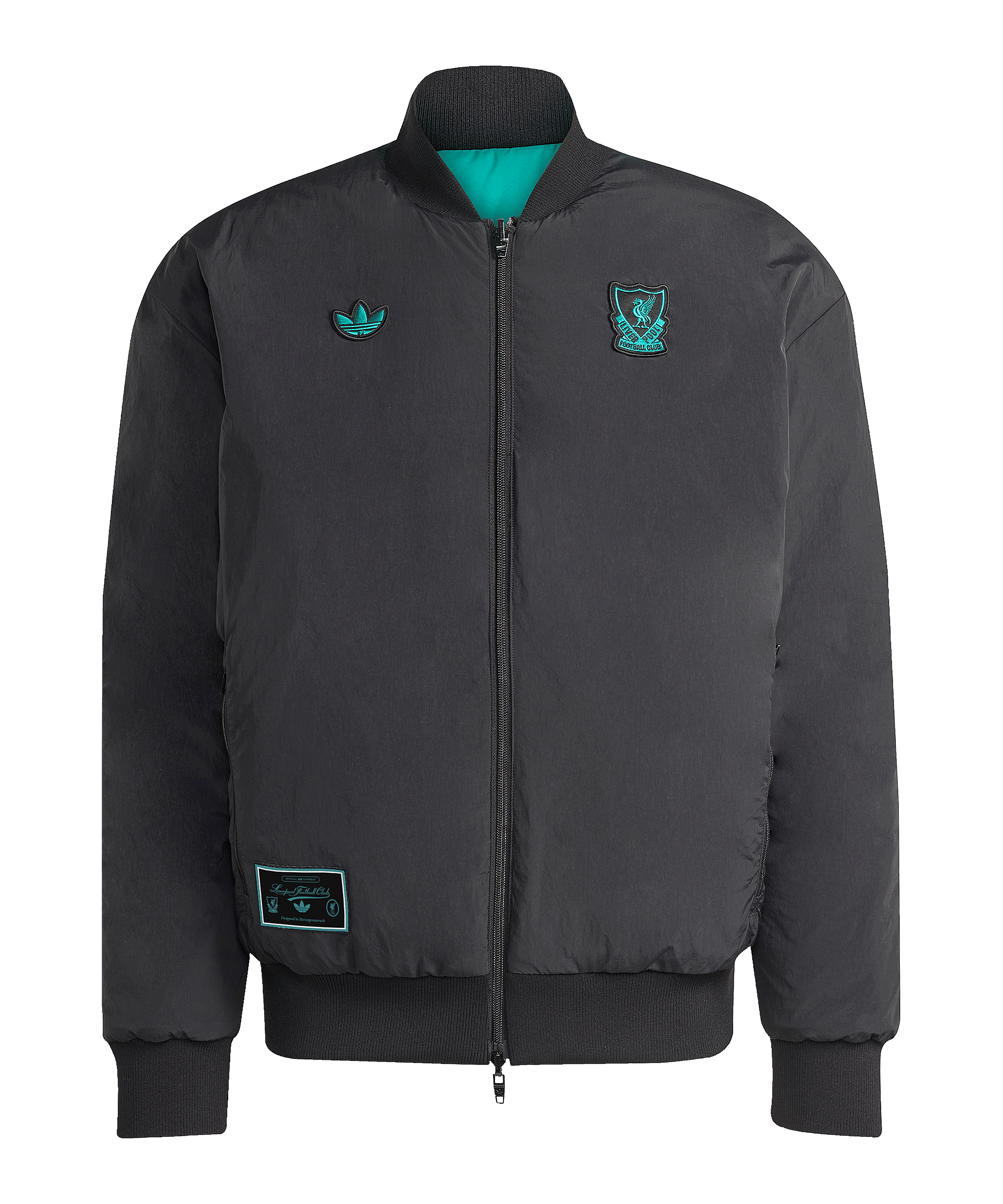 adidas FC Liverpool Icon Jacke Schwarz - schwarz