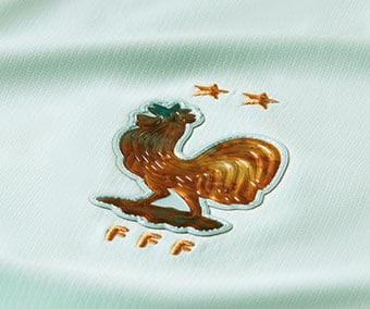 federation logo 3D patch in copper look