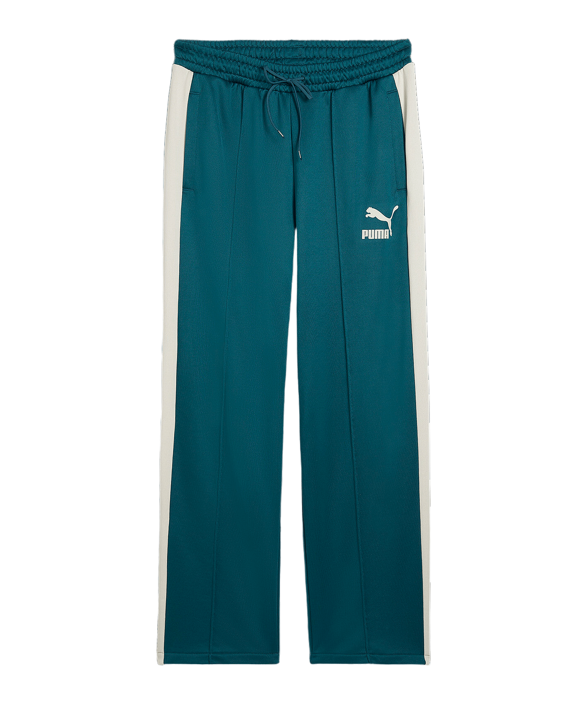 PUMA T7 Iconic Straight Trainingshose Grün F22 - gruen