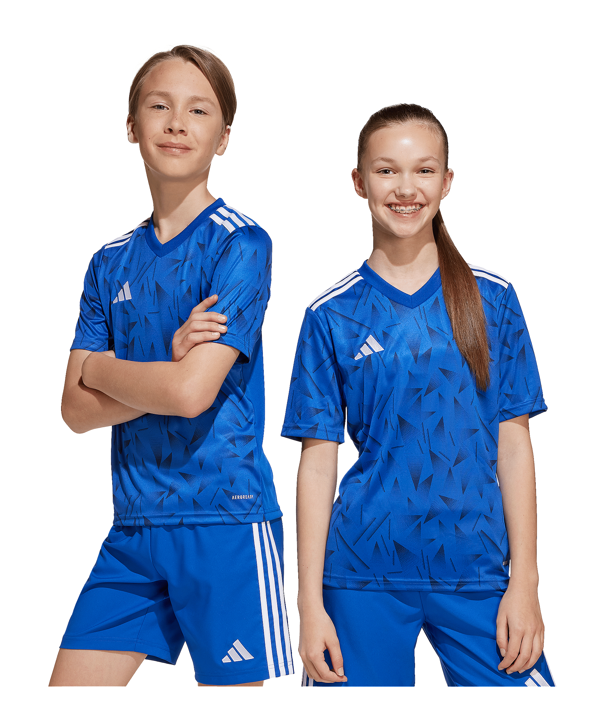 adidas Team Icon 25 Trikot Kids Blau - blau