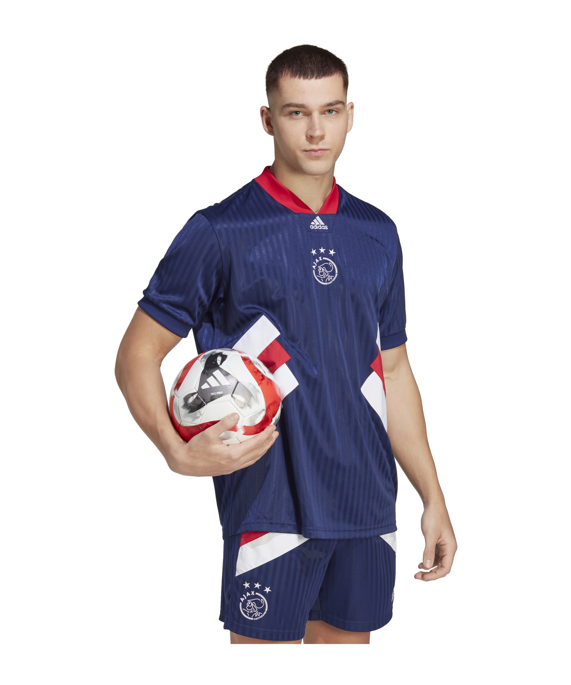 adidas Ajax Amsterdam Icon Trikot Blau - blau