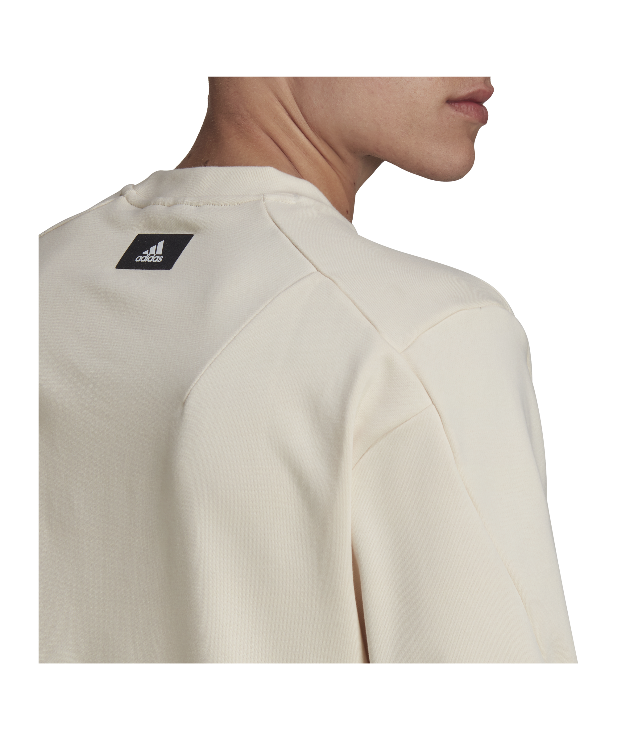 adidas Three Bar Future Icons Sweatshirt Beige - beige