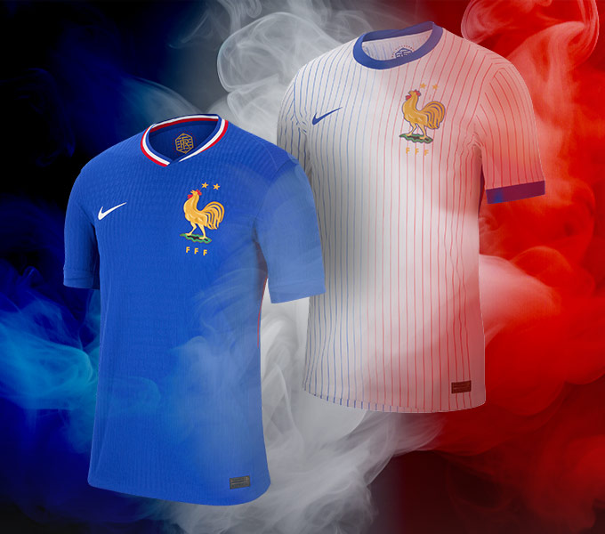 Maillots Nike de la France pour l'EURO 2024