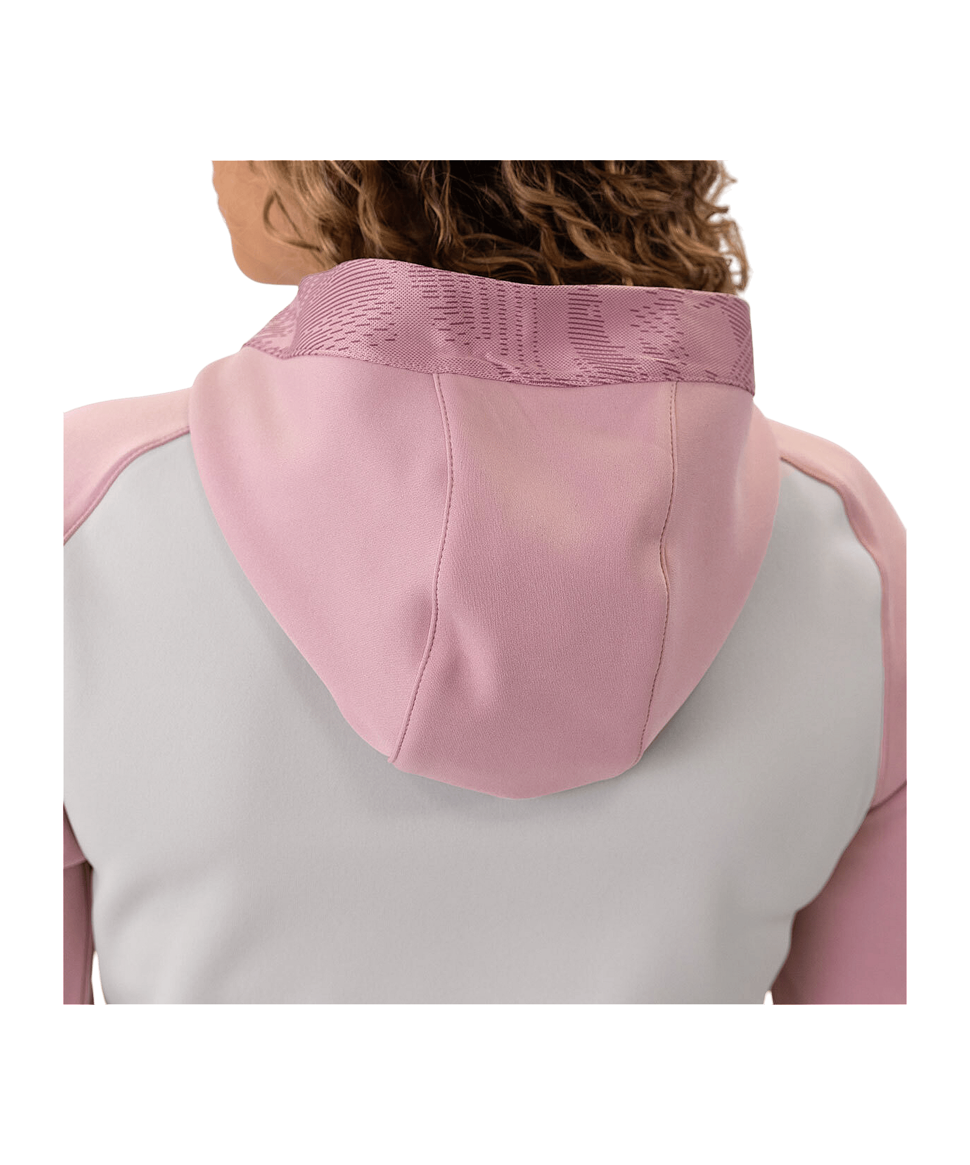 JAKO Icon Kapuzenjacke Damen Grau Pink F851 - rosa