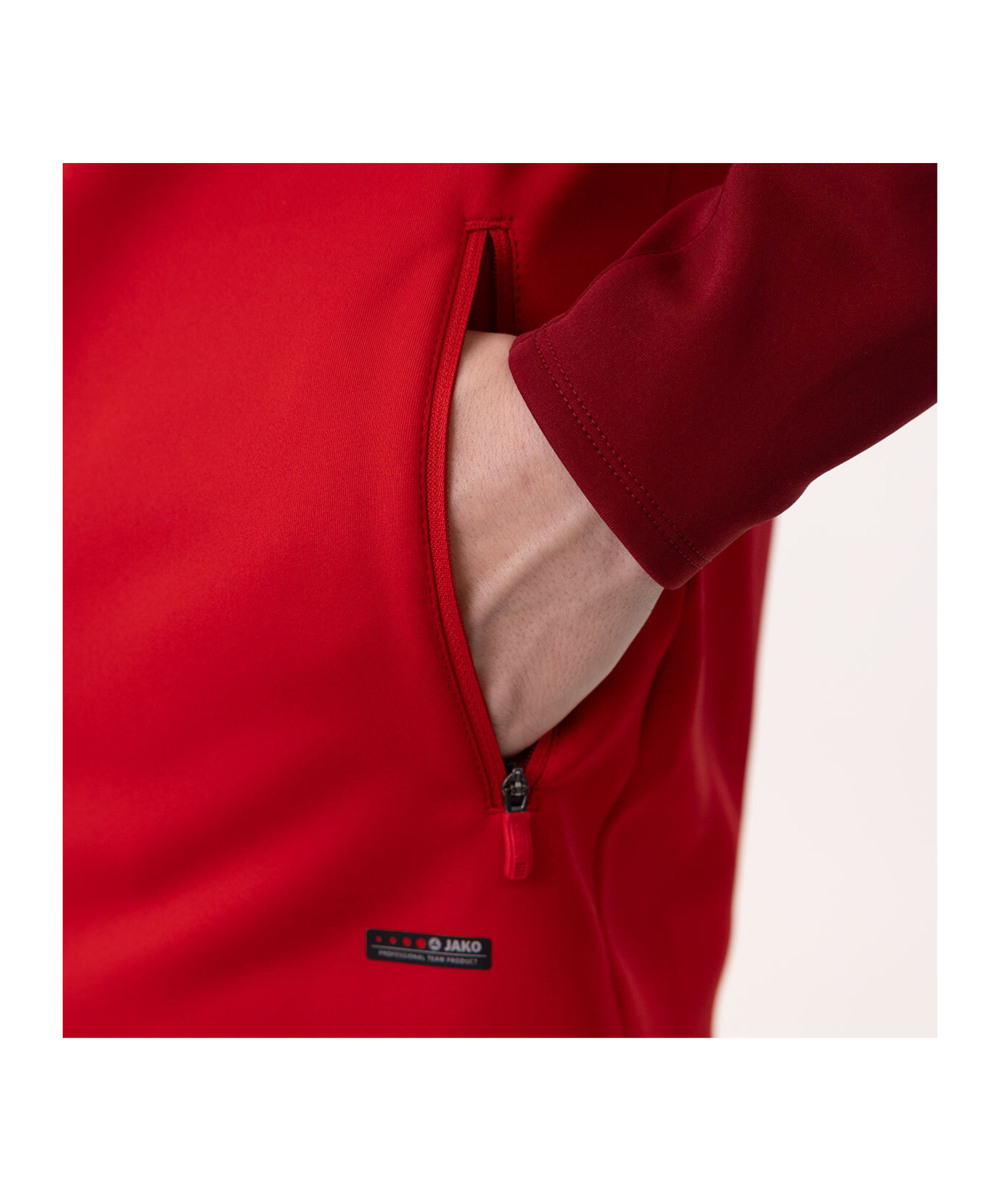 JAKO Iconic Kapuzenjacke Rot F103 - rot