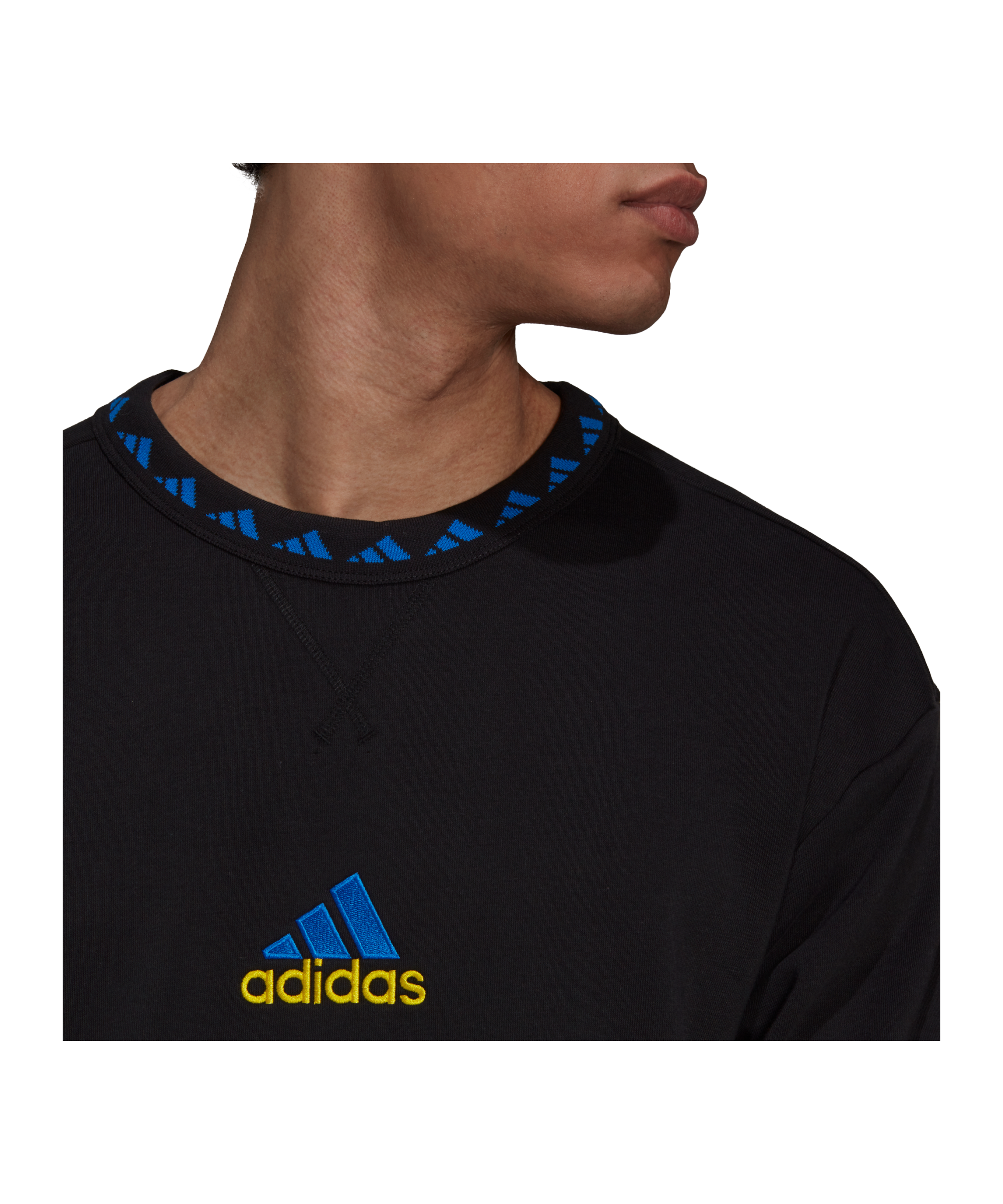 adidas Manchester United Icon Sweatshirt Schwarz - schwarz