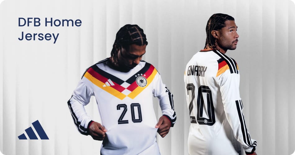 Official Germany home shirt in white with player numbers - DFB home jerseys at 11teamsports