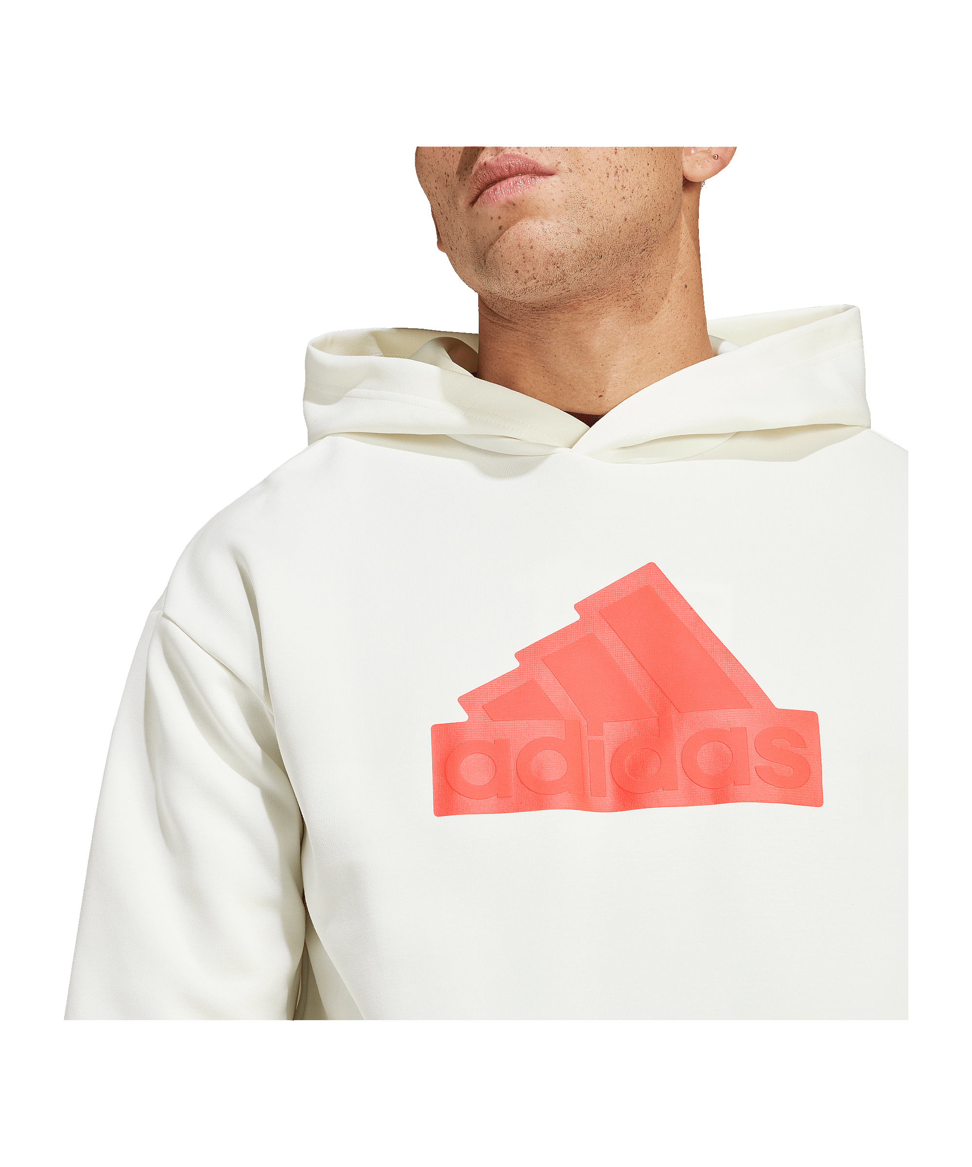 adidas Future Icons Badge Of Sport Hoody Weiß - weiss