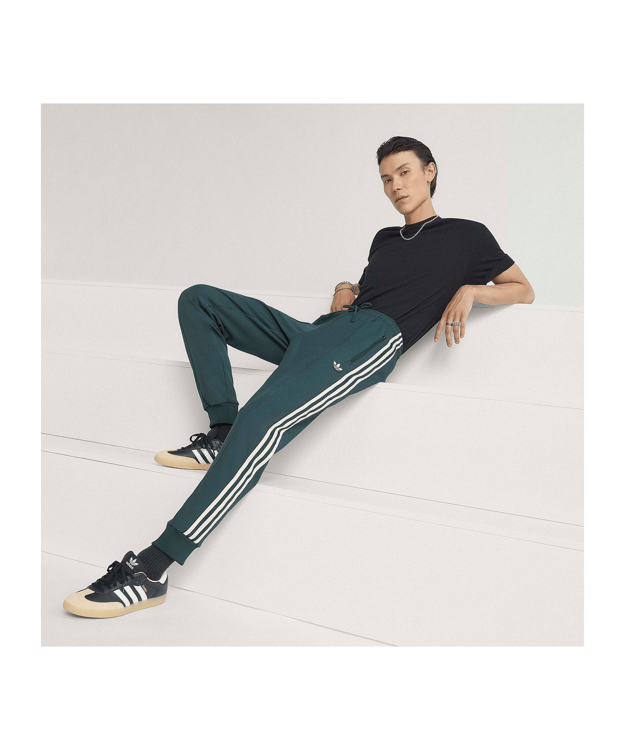 adidas Juventus Turin Icon Track Hose Grün - gruen